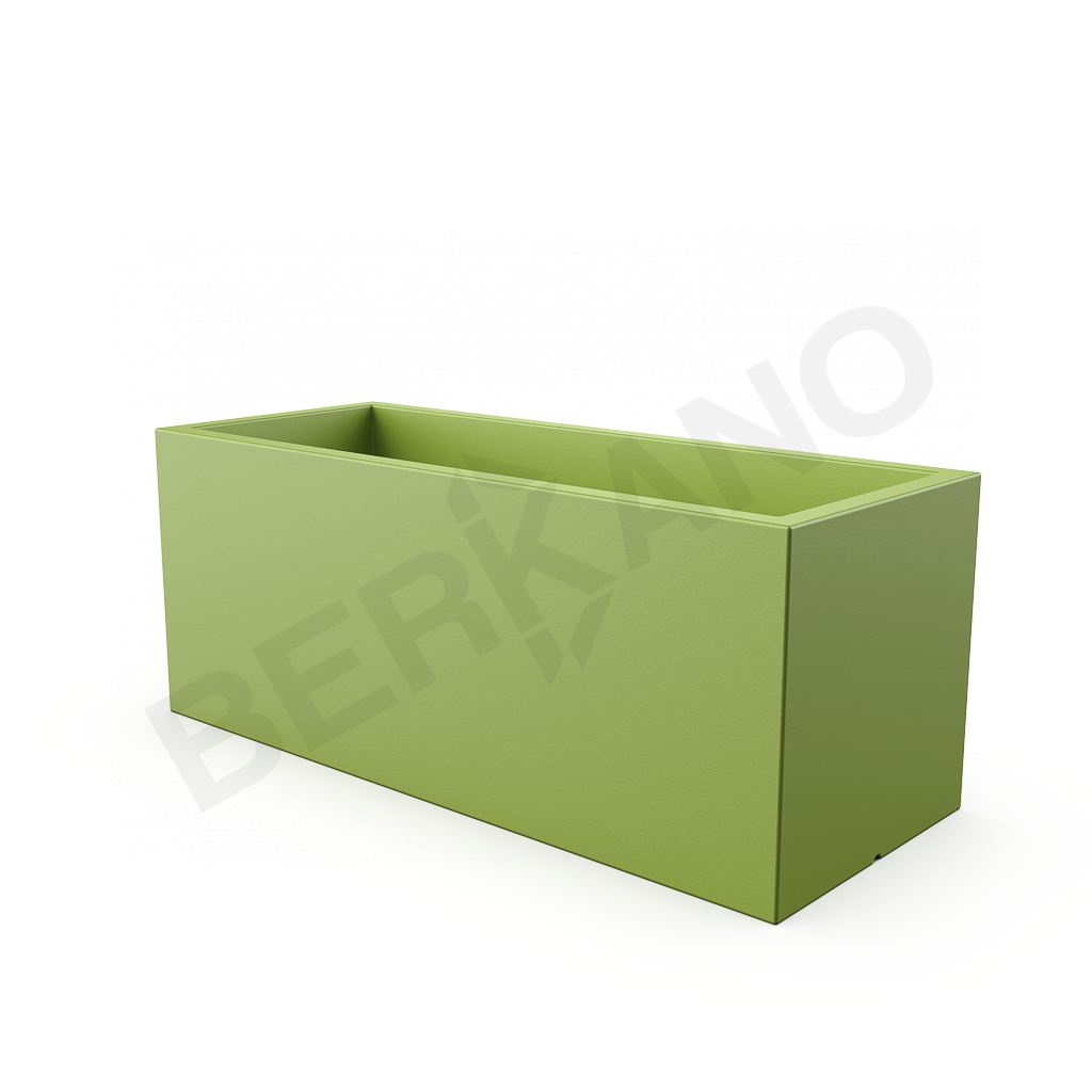 Кашпо Cubric 150*60 зеленого цвета - фото 3