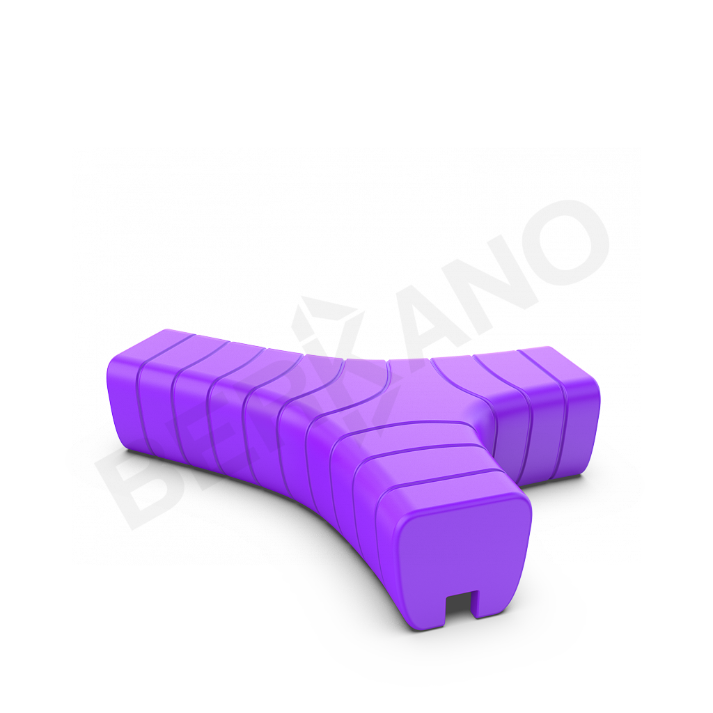 Скамейка Y-seat сиреневого цвета - фото 1