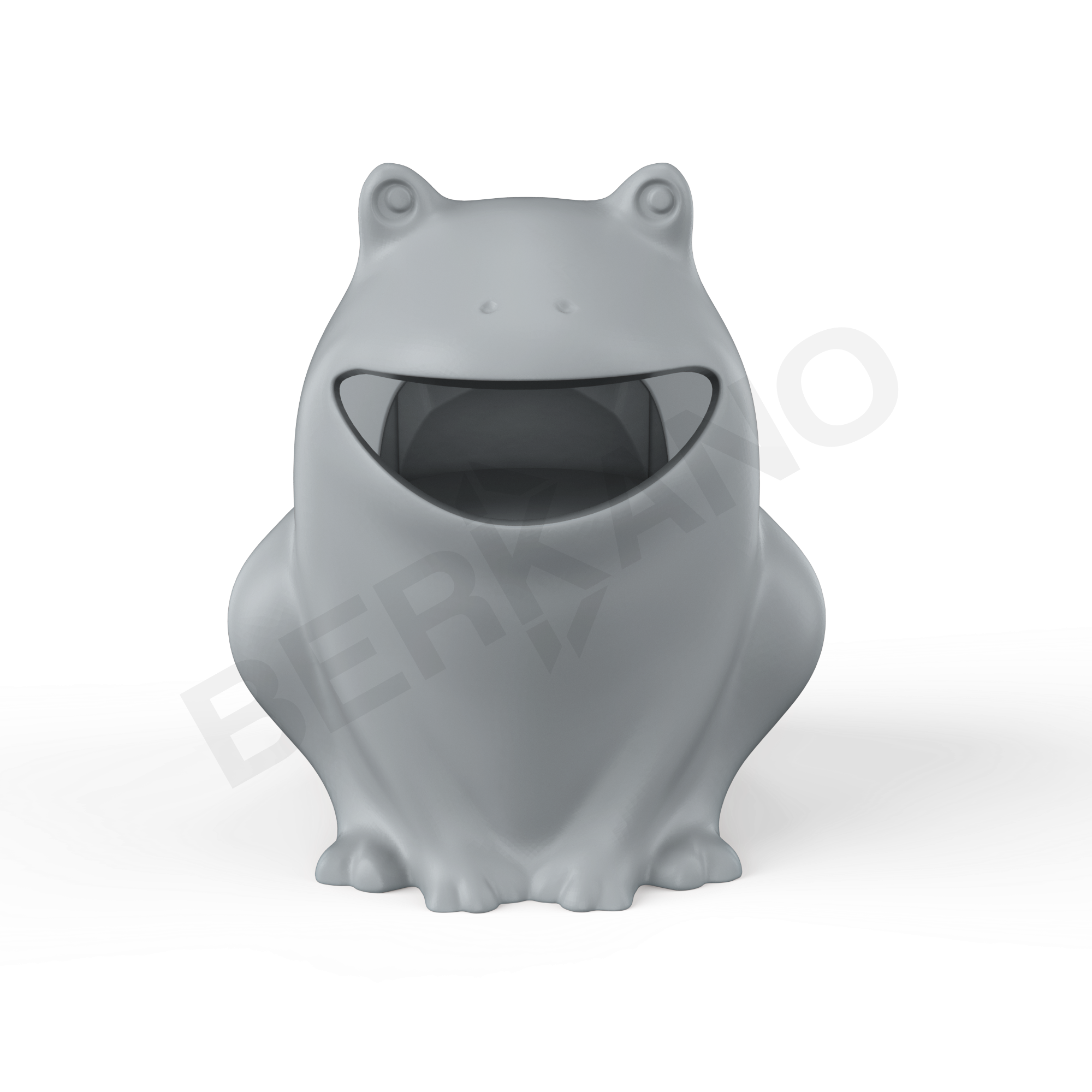 Урна детская BERKANO Frog серого цвета - фото 2