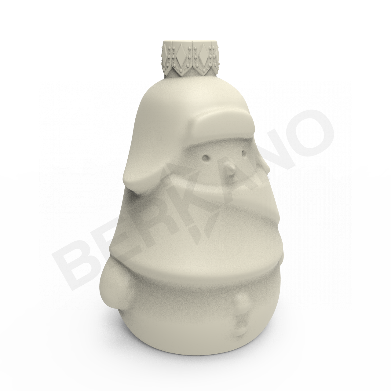 Праздничное украшение SNOWMAN TOY бежевого цвета - фото 4