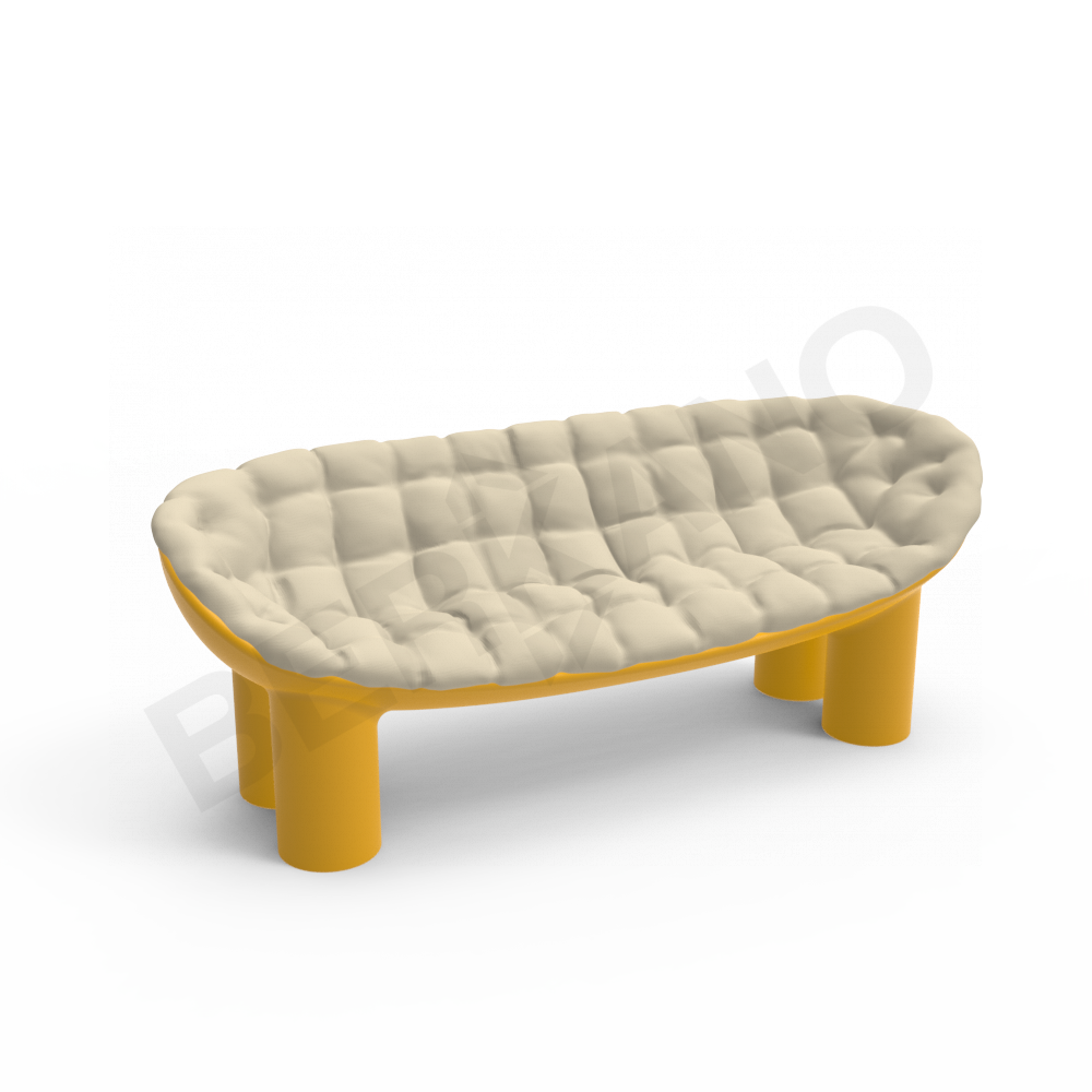 Диван SLON Yellow / аксессуар бежевого цвета  - фото 4