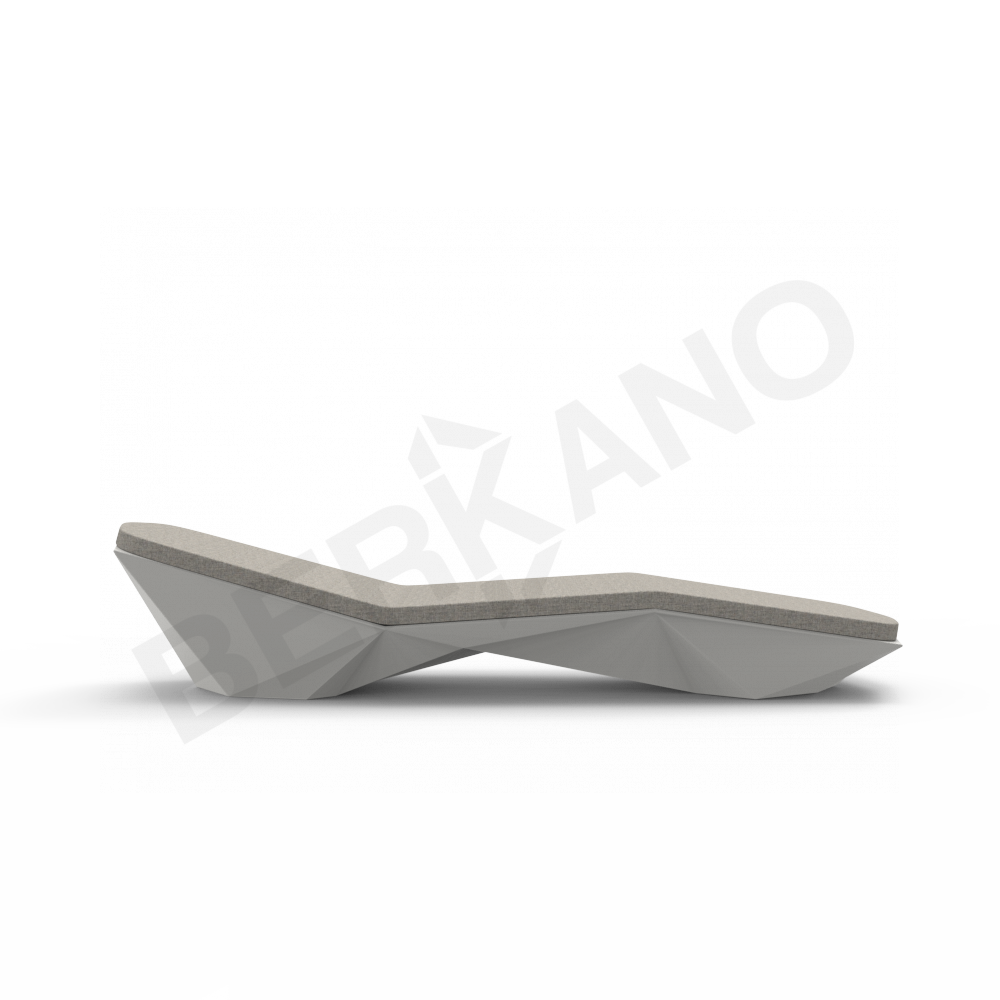 Шезлонг Quaro с подушками белого цвета / аксессуар Light grey - фото 10