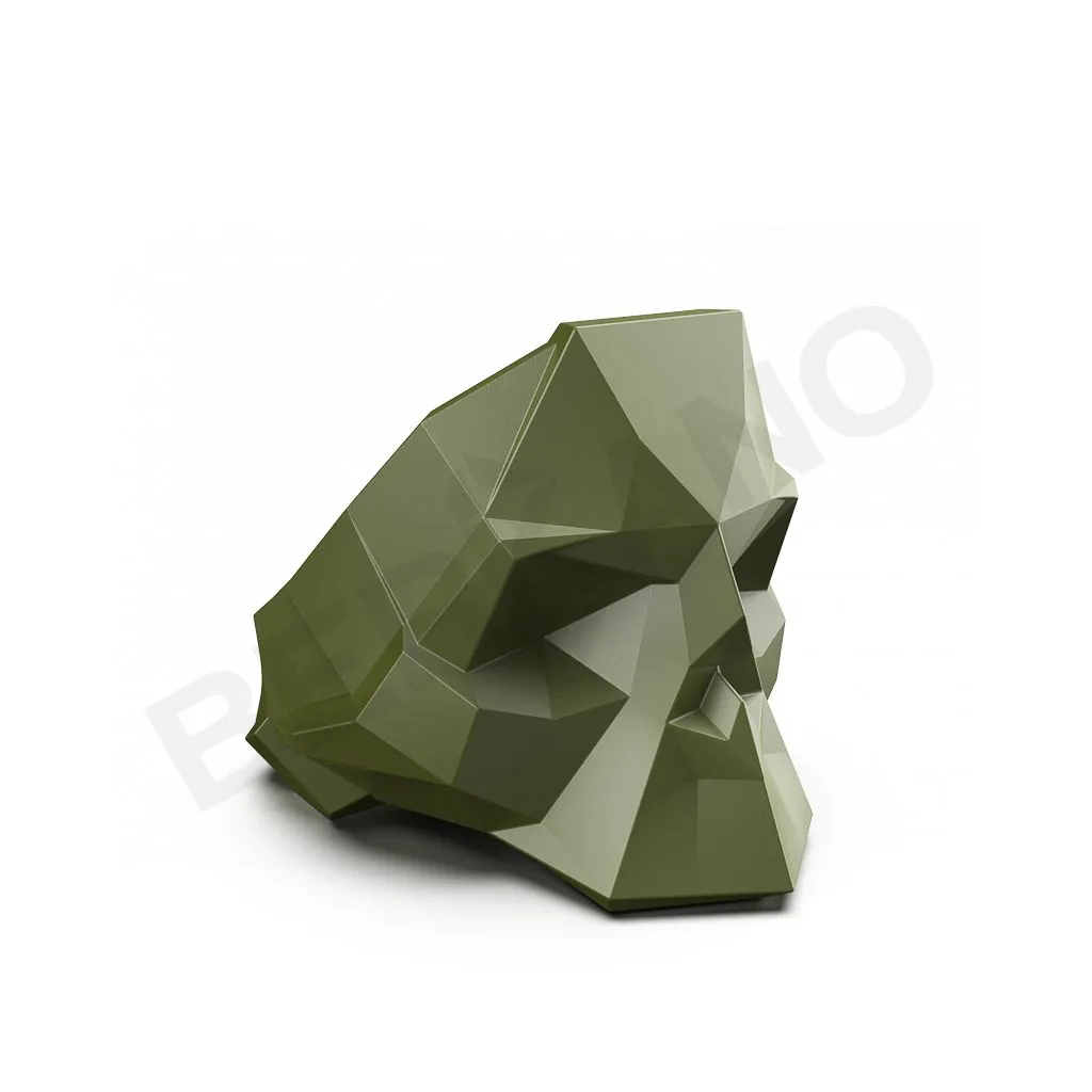 Кресло Skull темно-зеленого цвета - фото 6