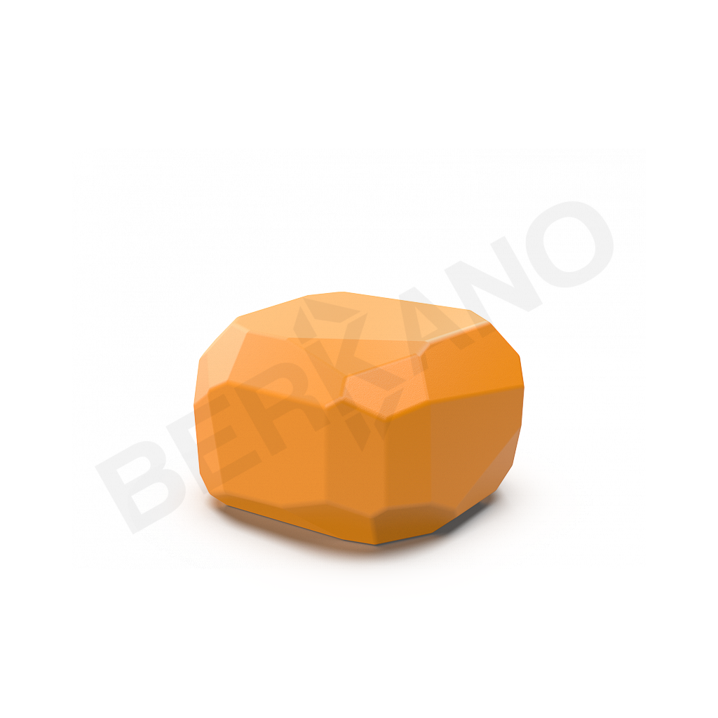 Светильник Polysquare 55 оранжевого цвета - фото 4