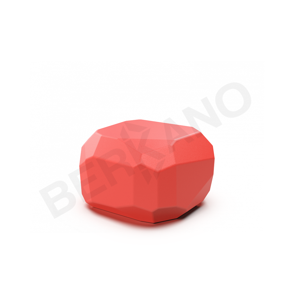 Светильник Polysquare 55 красного цвета - фото 4