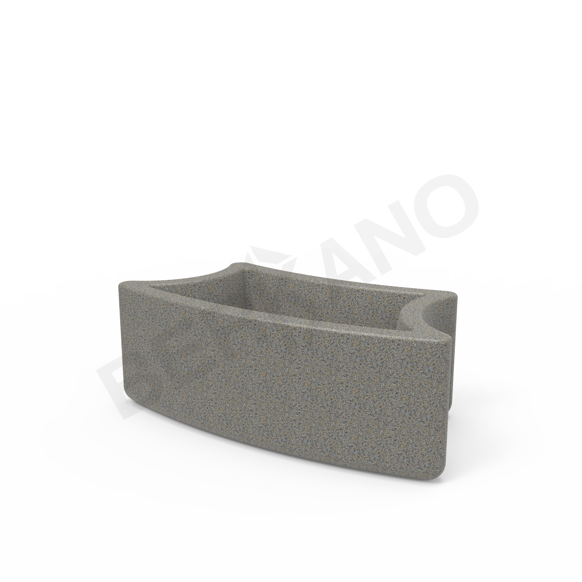 Кашпо Smoov Planter Mini Arc 30 DB Sand Granite - фото 6