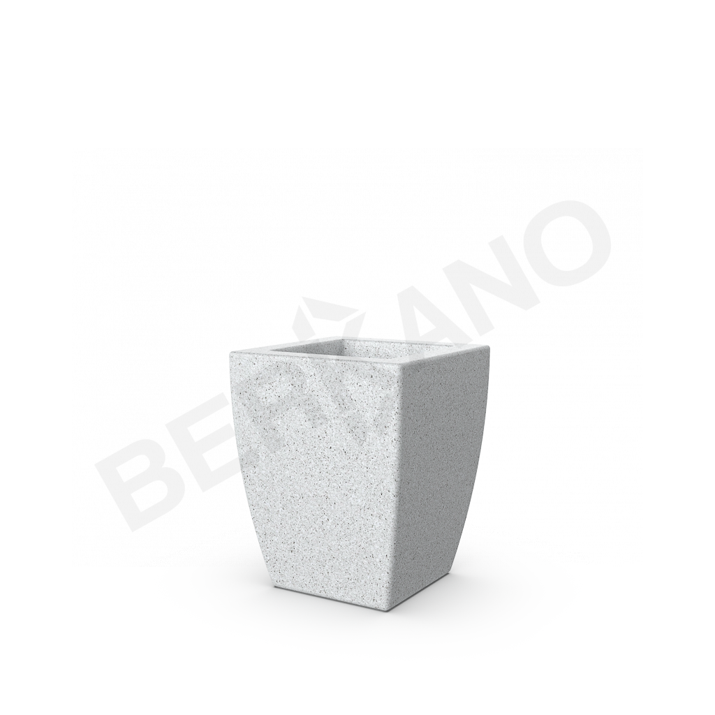 Кашпо Tenero 40 белого цвета Granite - фото 2