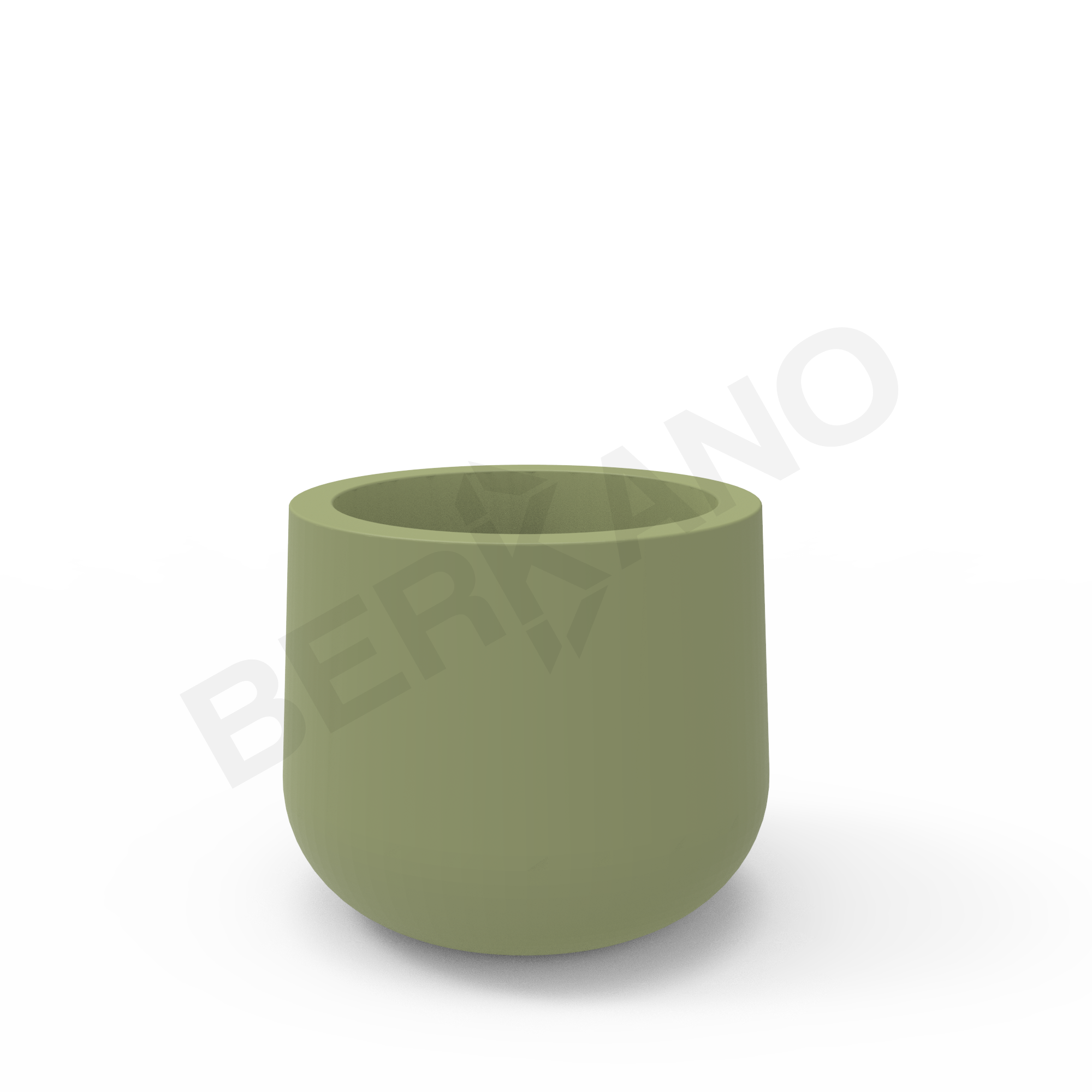 Кашпо Grace planter 45 DB темно-зеленого цвета - фото 3