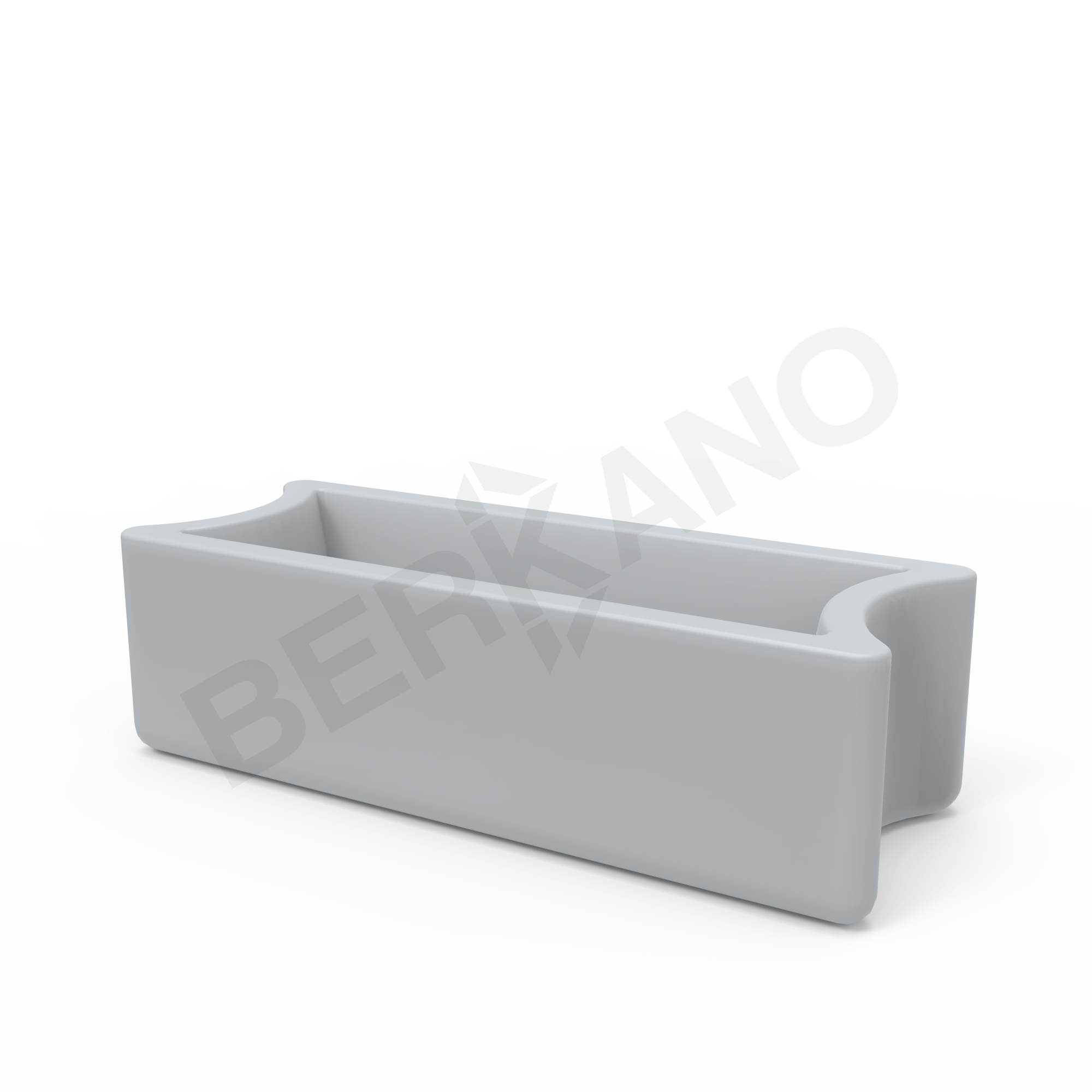 Кашпо Smoov Planter Mini Line 30 DB серого цвета  - фото 5