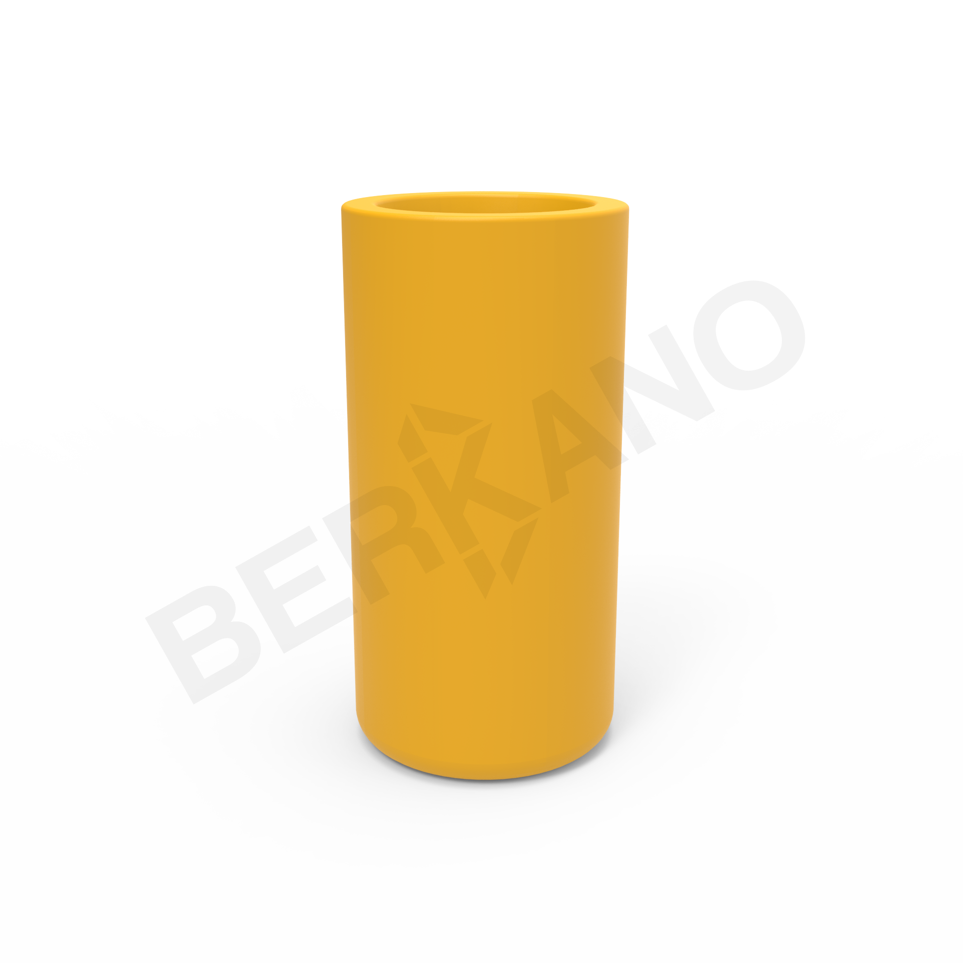 Кашпо Smoov Planter Cylinder DB желтого цвета - фото 4