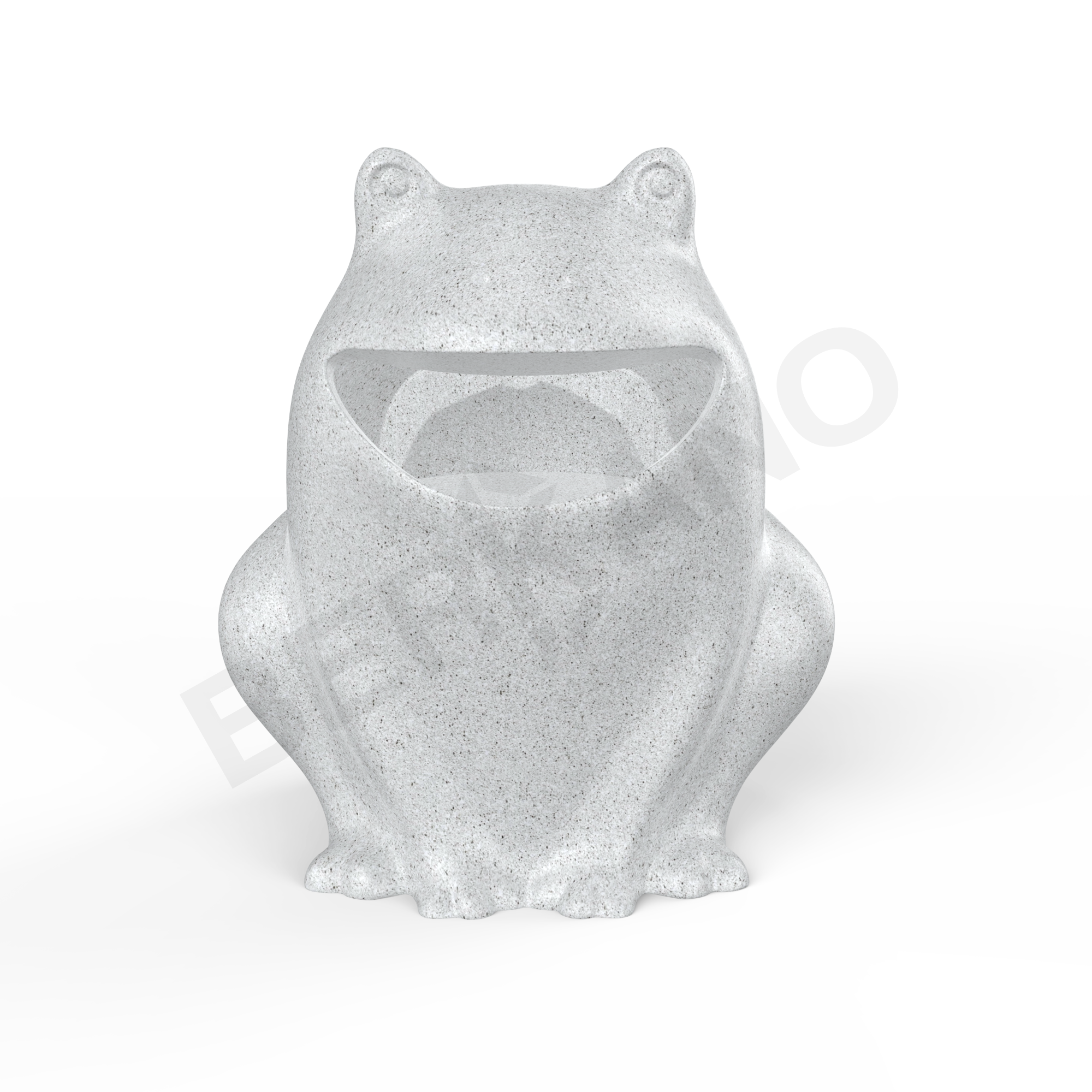 Урна детская BERKANO Frog белого цвета Granite - фото 7