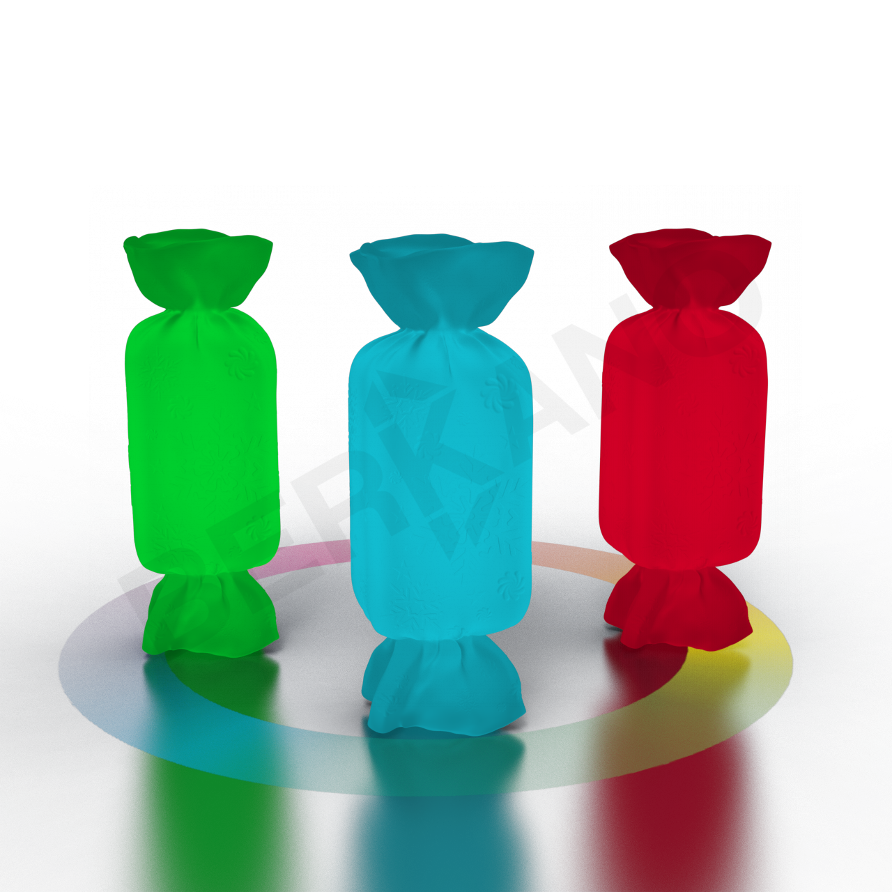Праздничное украшение CANDY SQUARE белого цвета RGB - фото 5
