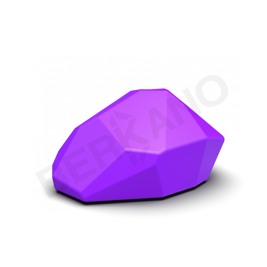 Светильник Polystone 45 сиреневого цвета - фото 2