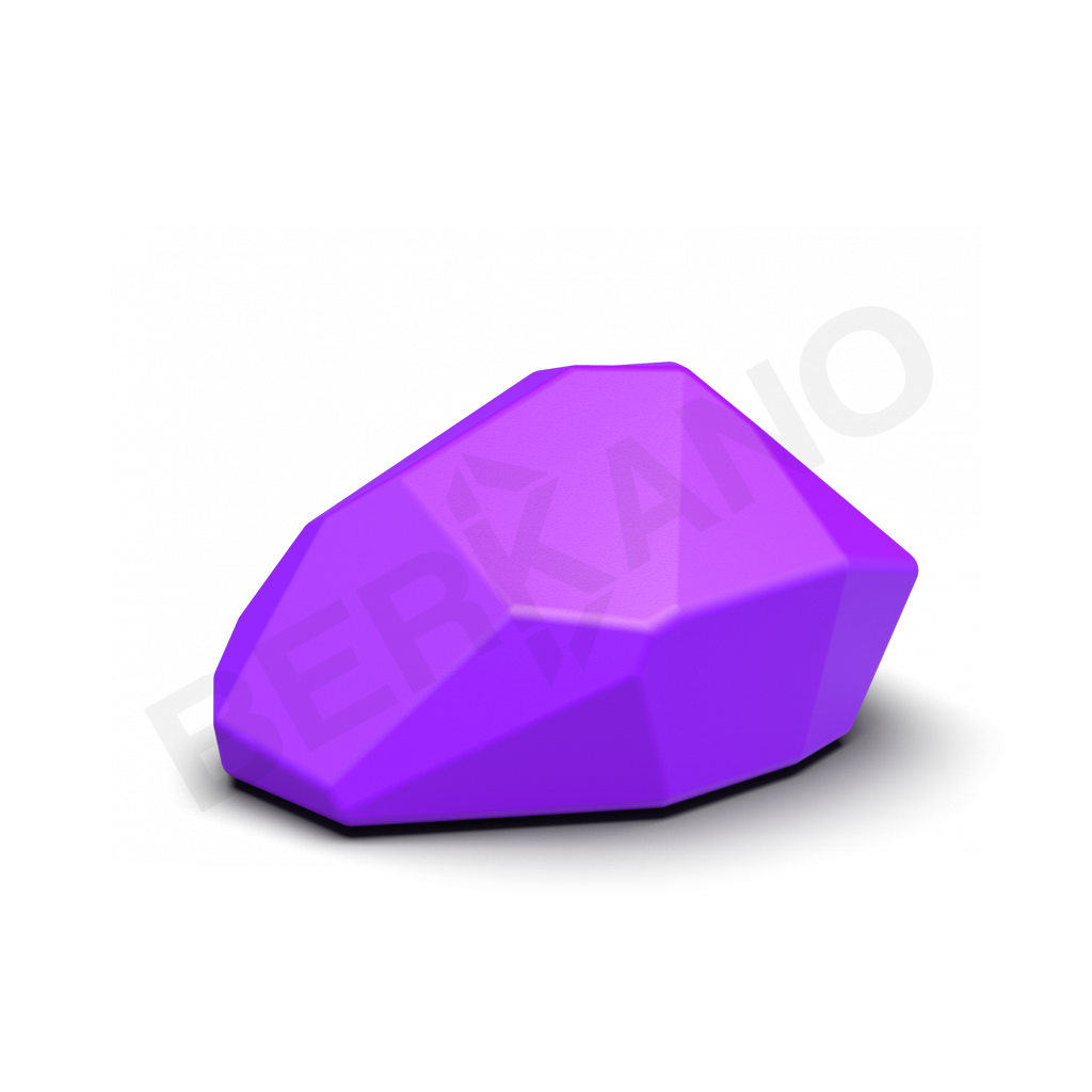 Светильник Polystone 45 сиреневого цвета - фото 2