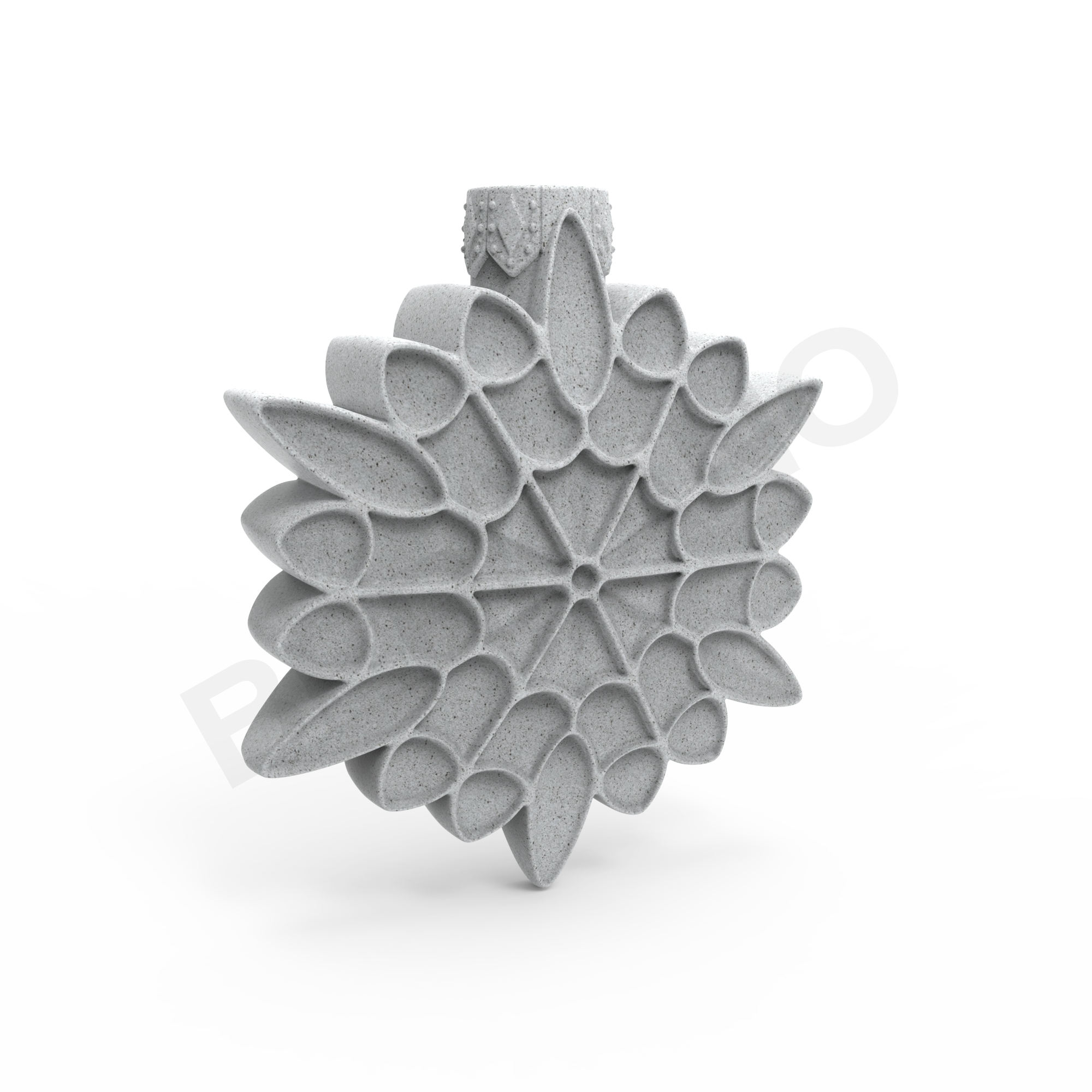 Праздничное украшение SNOWFLAKE белого цвета Granite - фото 8