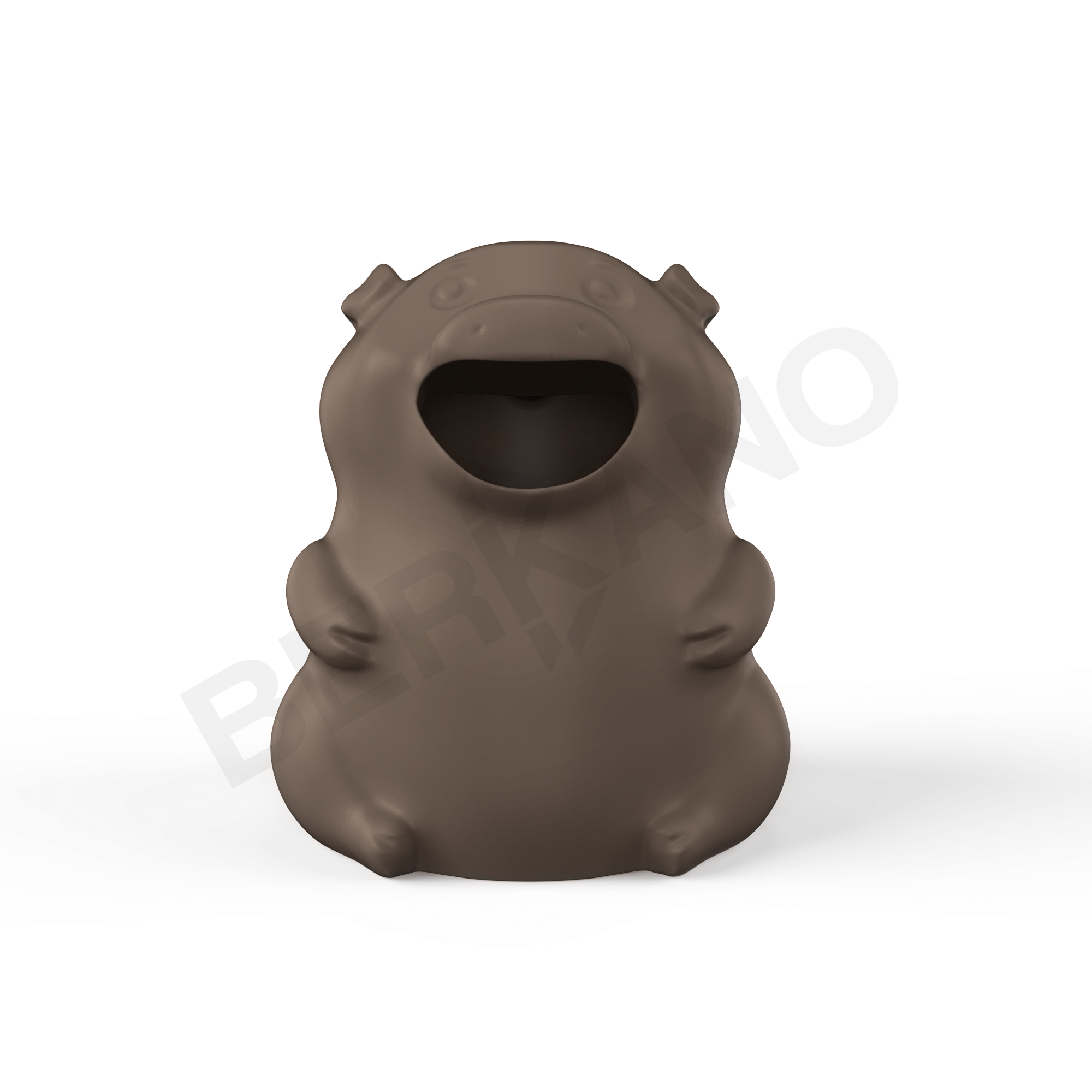 Урна детская BERKANO Piggy кофейного цвета - фото 3