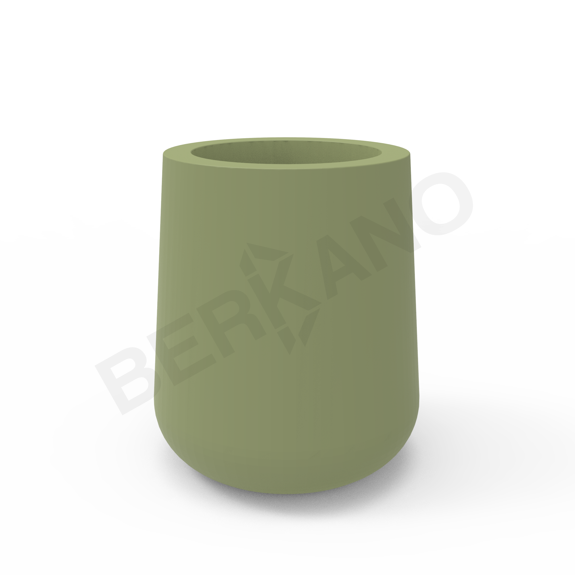 Кашпо Grace planter 75 темно-зеленого цвета - фото 3