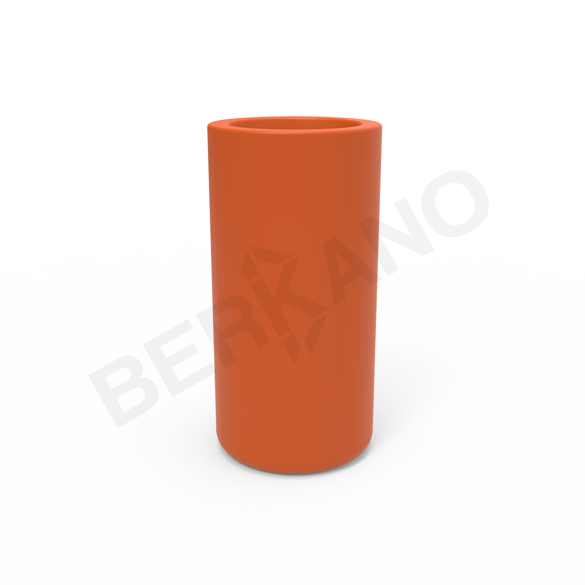 Кашпо Smoov Planter Cylinder DB оранжевого цвета - фото 3