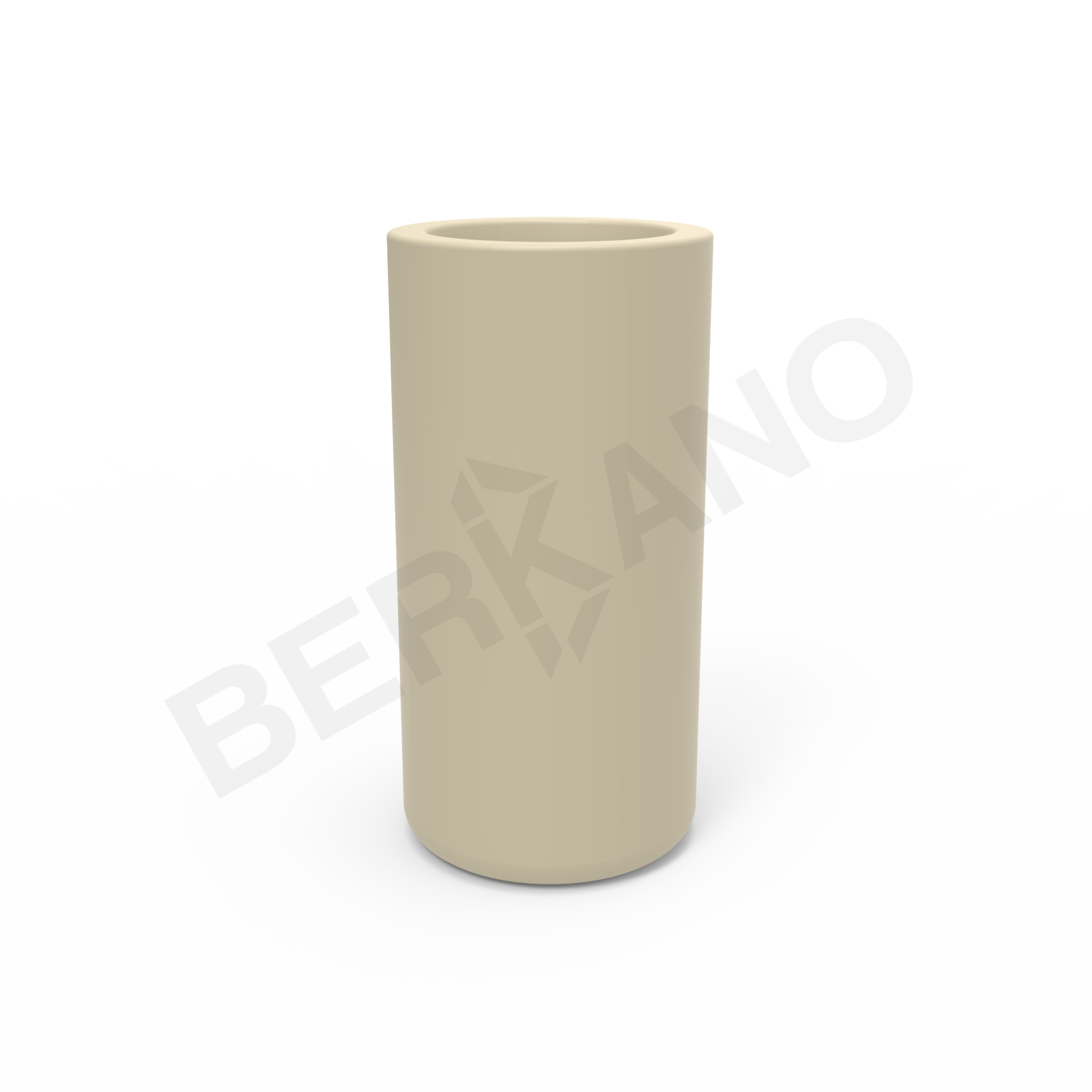Кашпо Smoov Planter Cylinder DB бежевого цвета - фото 3