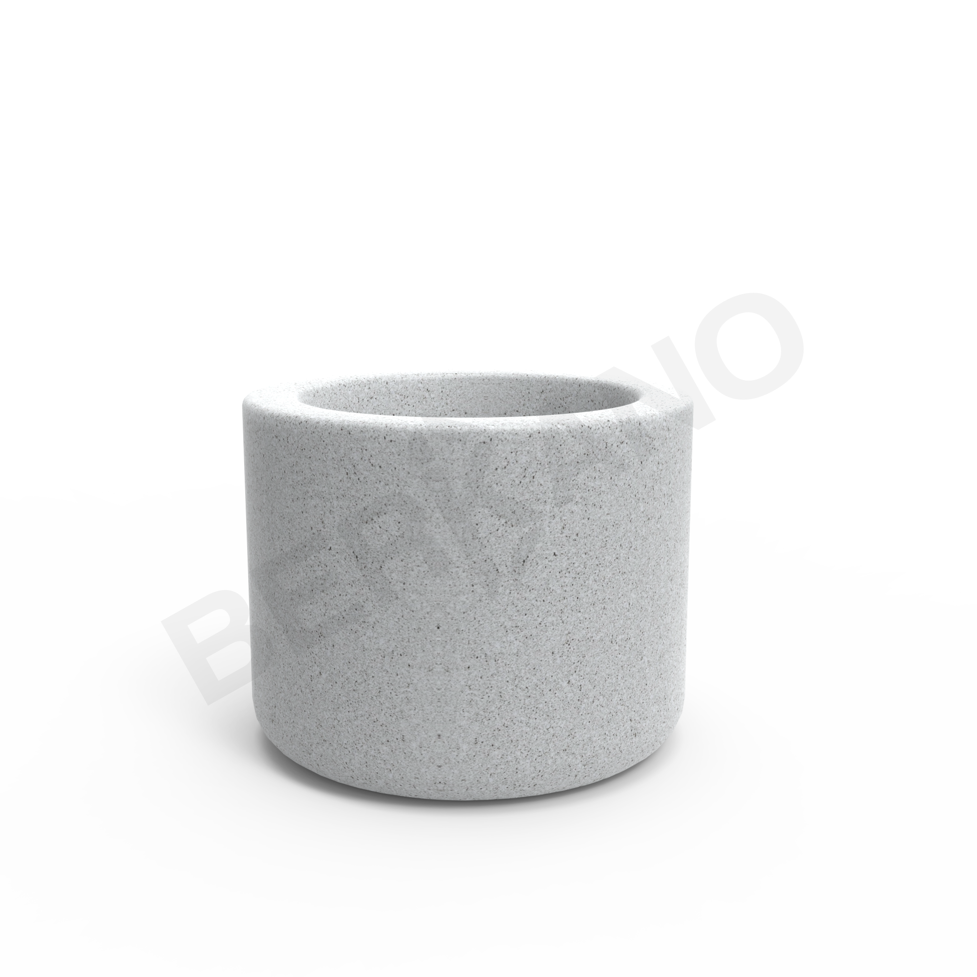 Кашпо Smoov Planter Mini Cylinder 30 DB белого цвета Granite - фото 7