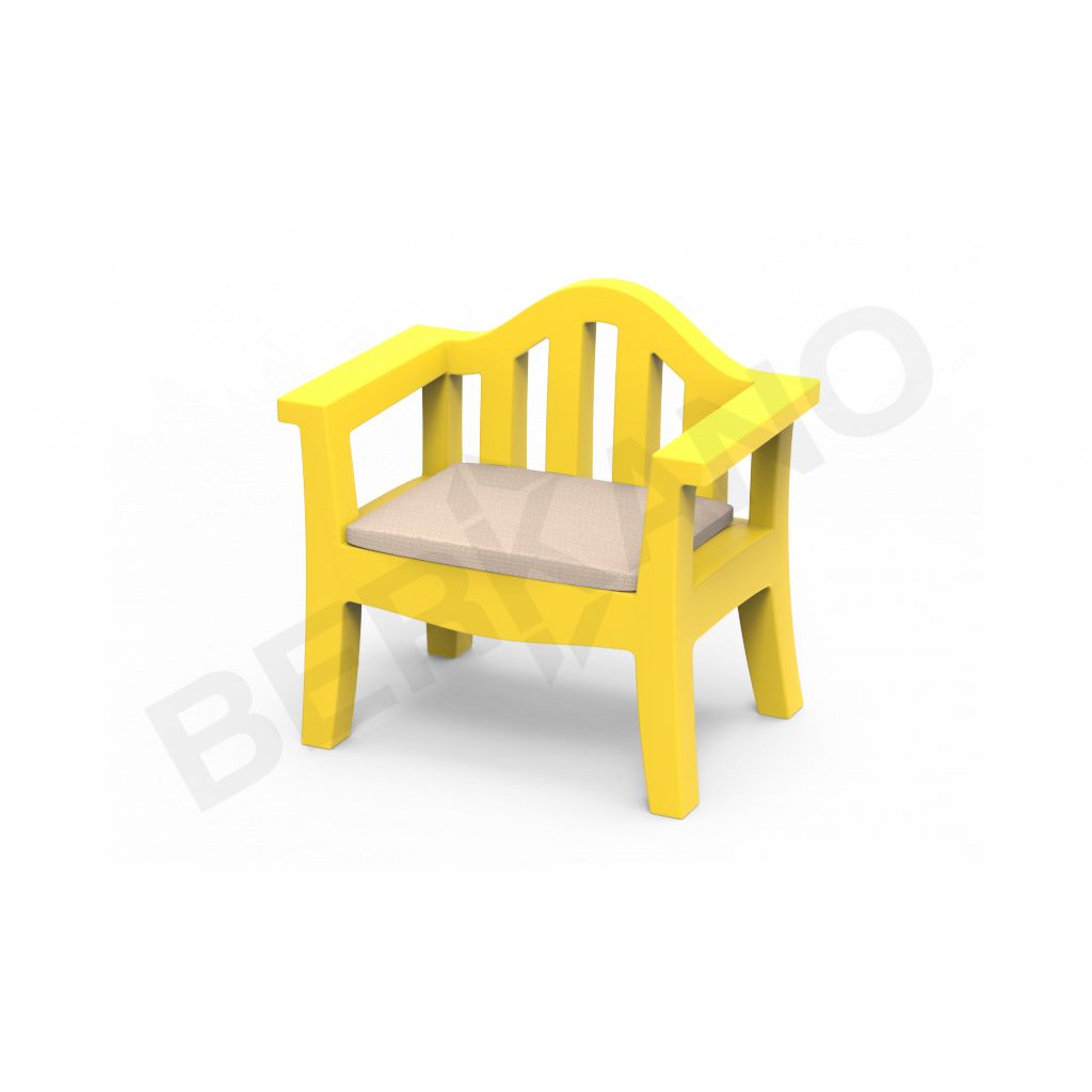 Кресло Province Yellow / аксессуар Milk - фото 9