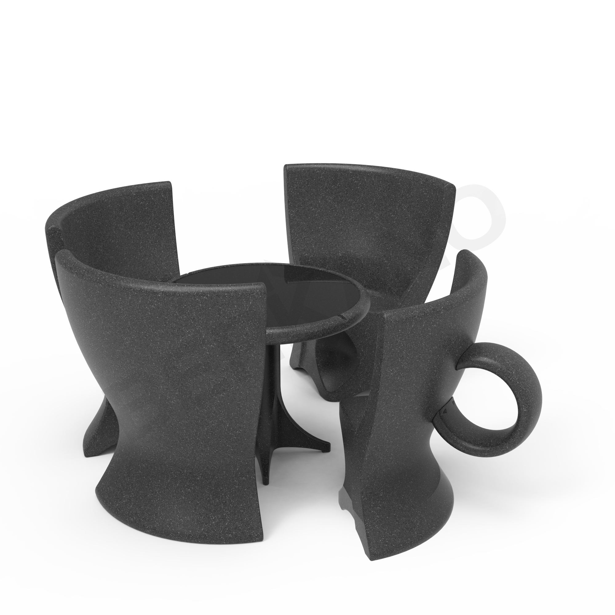 Стол Coffee цвета черный гранит - фото 4