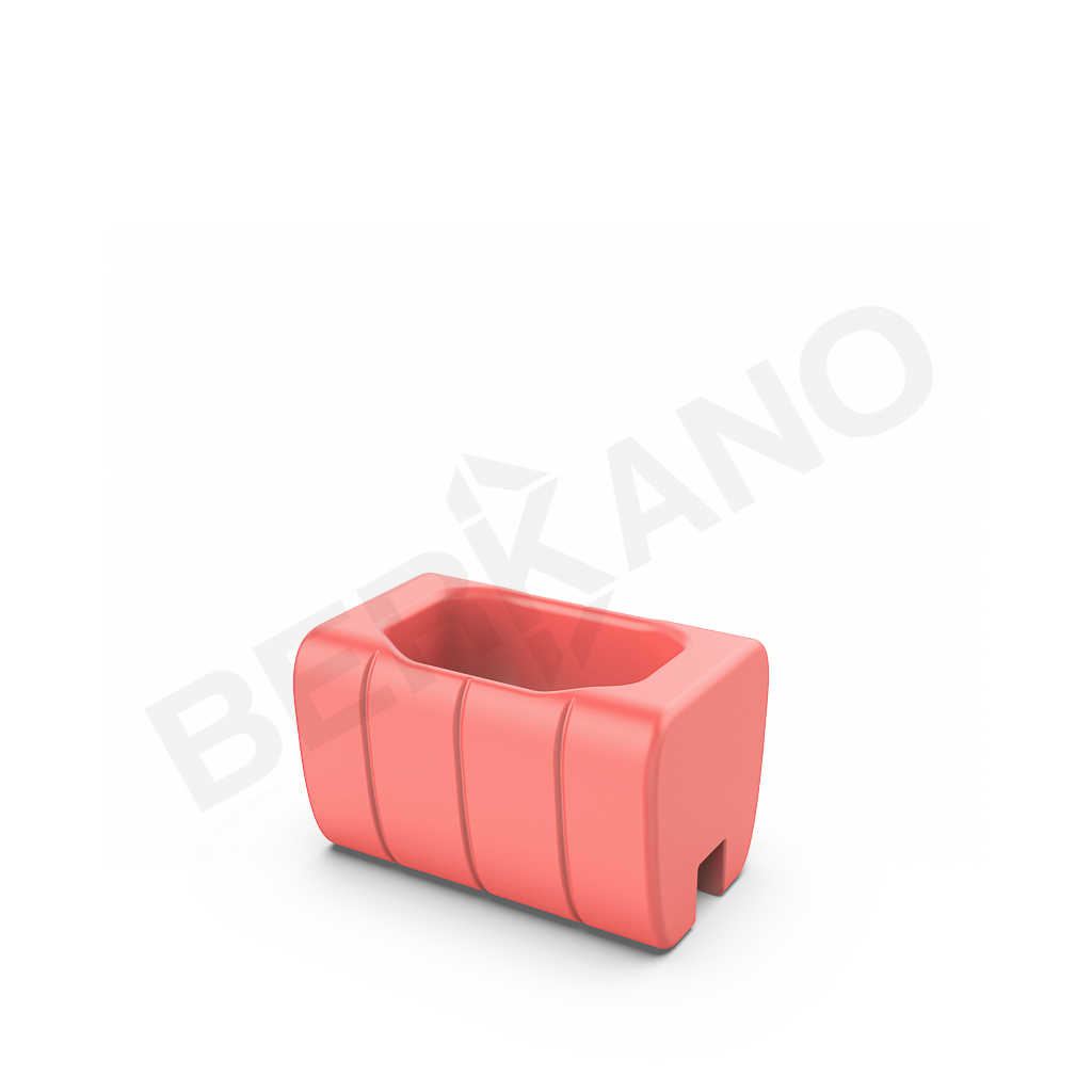Кашпо-соединитель Y-seat longer DB красного цвета - фото 1