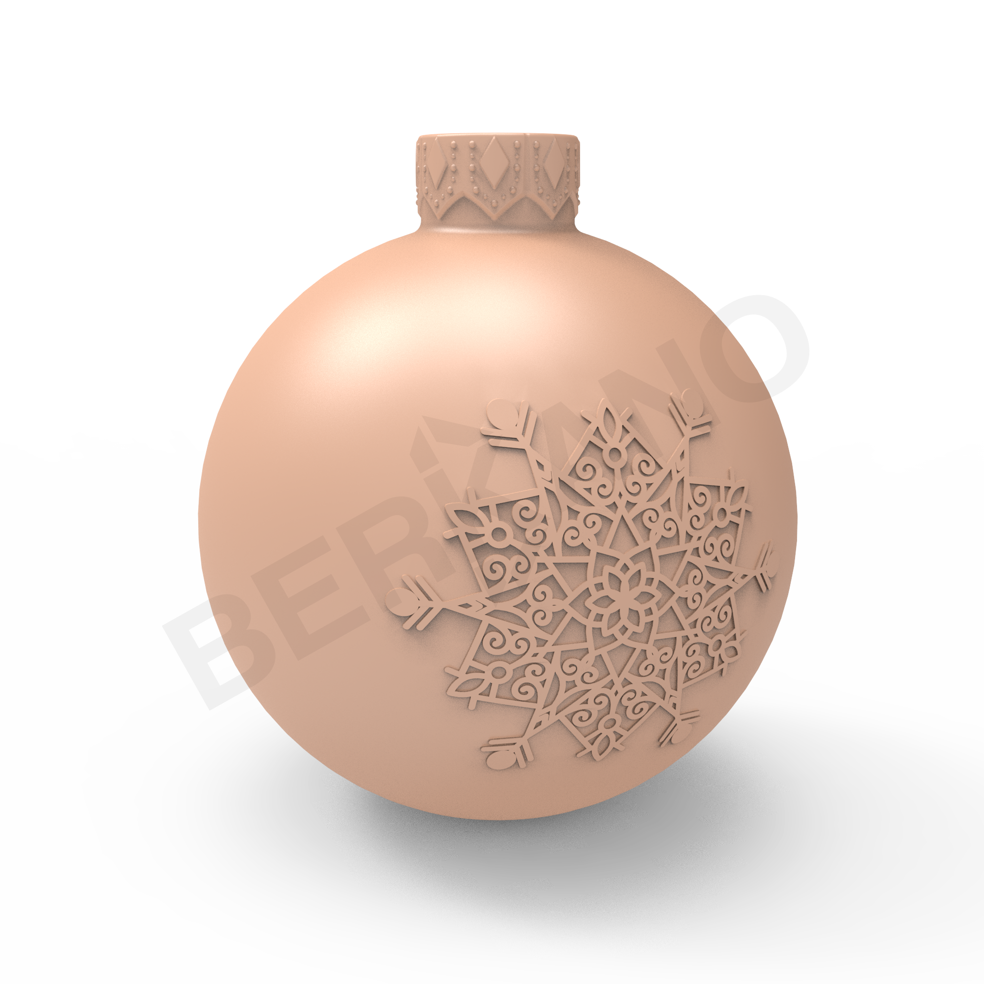 Праздничное украшение TREEBALL терракотового цвета - фото 4