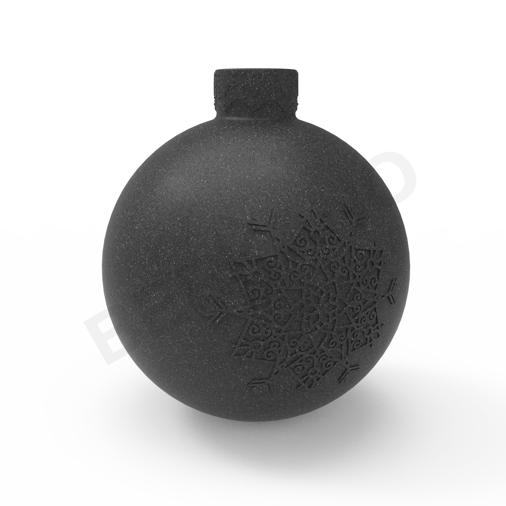 Праздничное украшение TREEBALL цвета черный гранит - фото 4