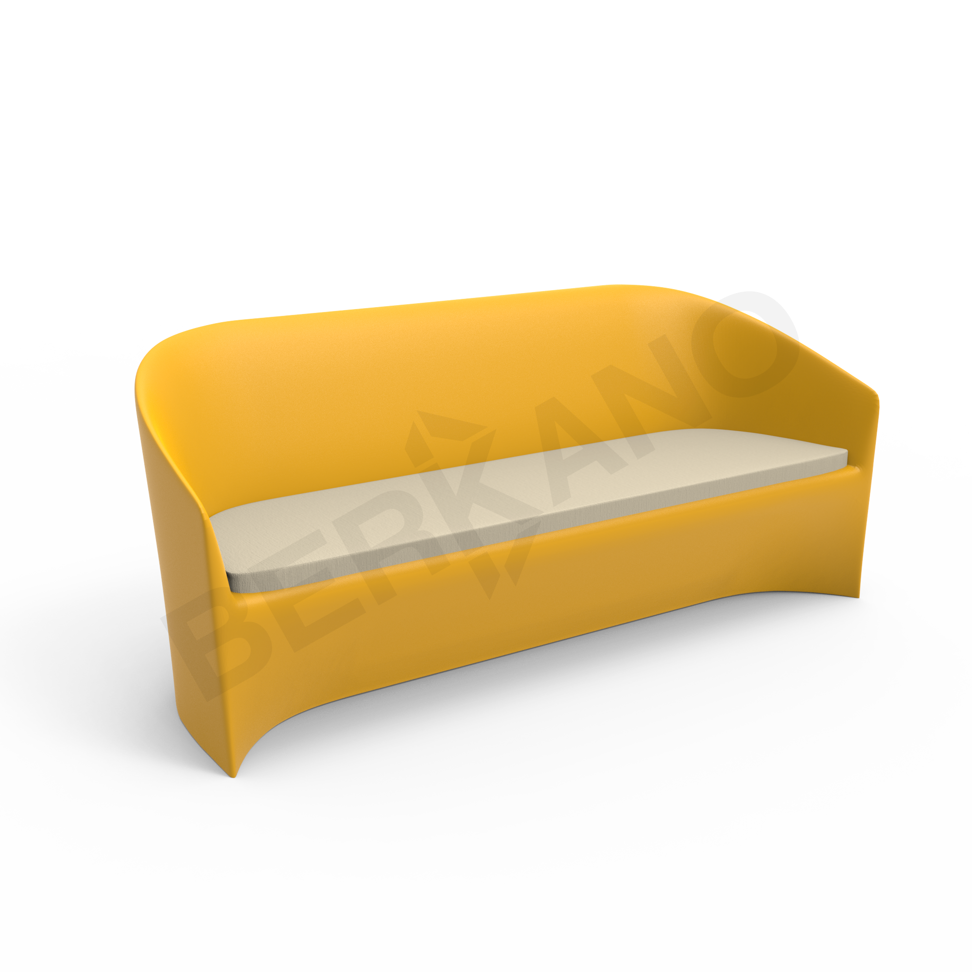 Диван Oasis Yellow / аксессуар бежевого цвета - фото 8