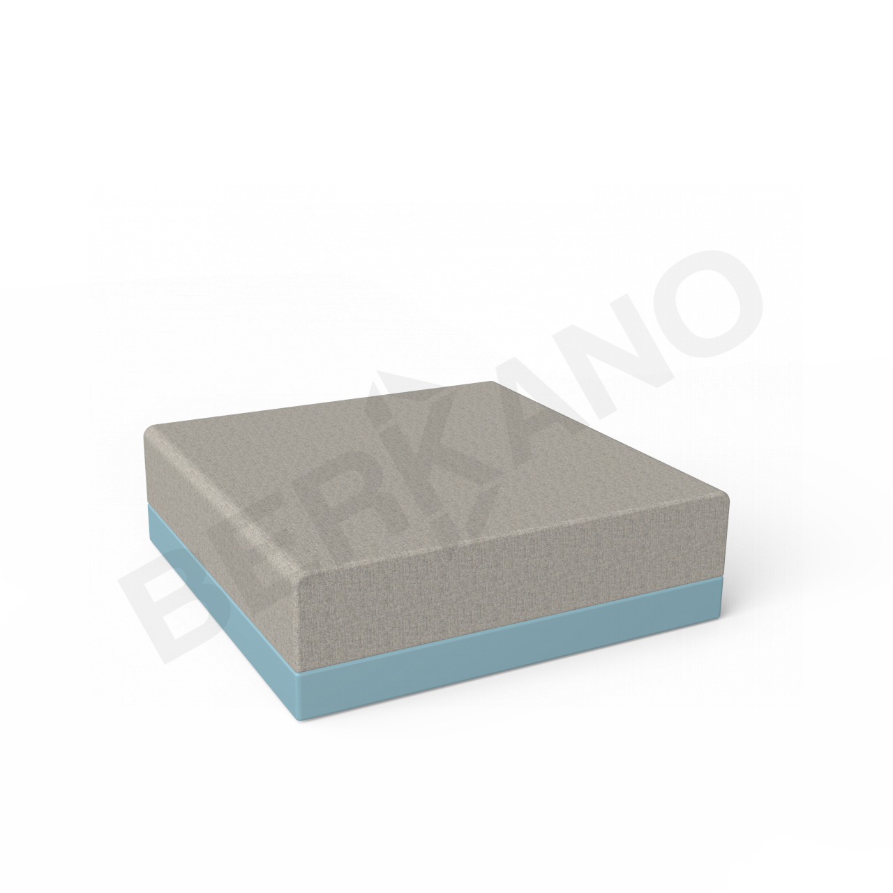 Пуф Quarter modular с подушками бирюзового цвета / аксессуар Light grey  - фото 6
