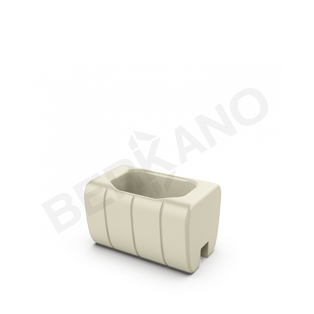 Кашпо-соединитель Y-seat longer DB бежевого цвета - фото 1
