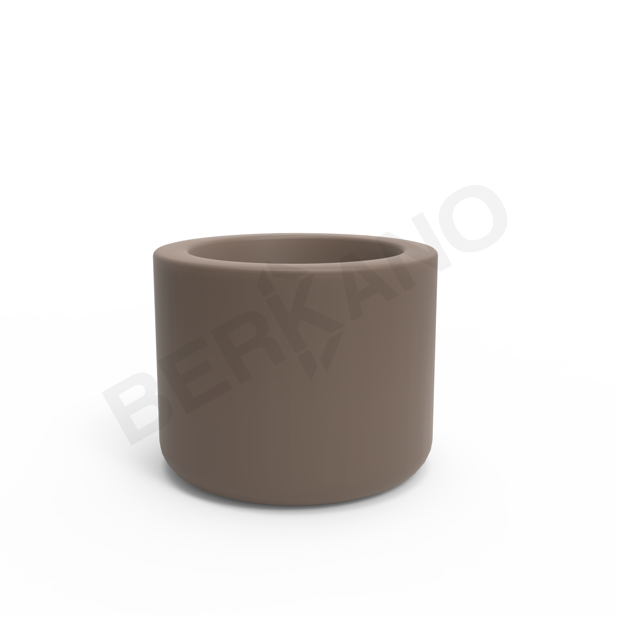Кашпо Smoov Planter Mini Cylinder 30 DB кофейного цвета - фото 5