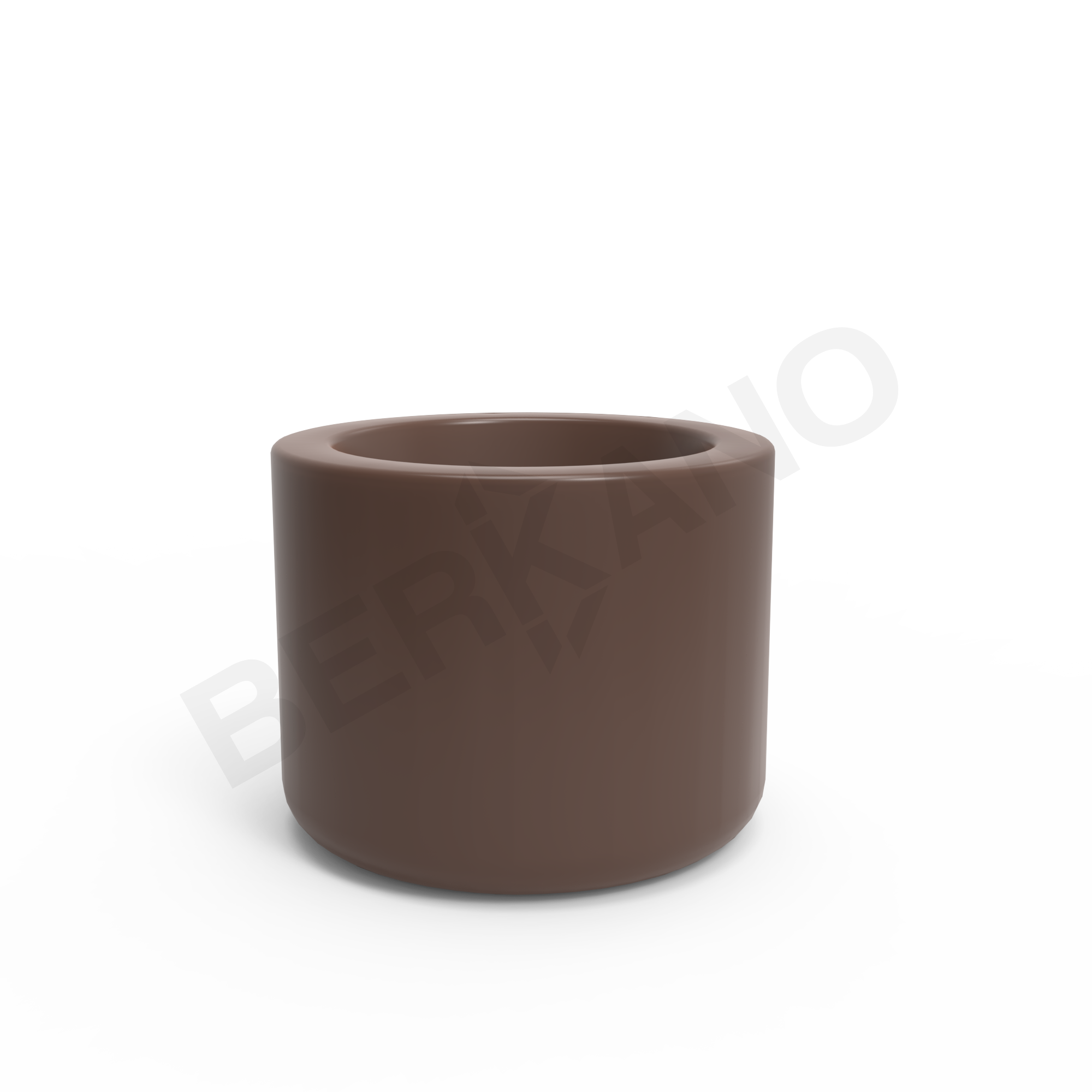 Кашпо Smoov Planter Mini Cylinder 30 DB коричневого цвета - фото 5