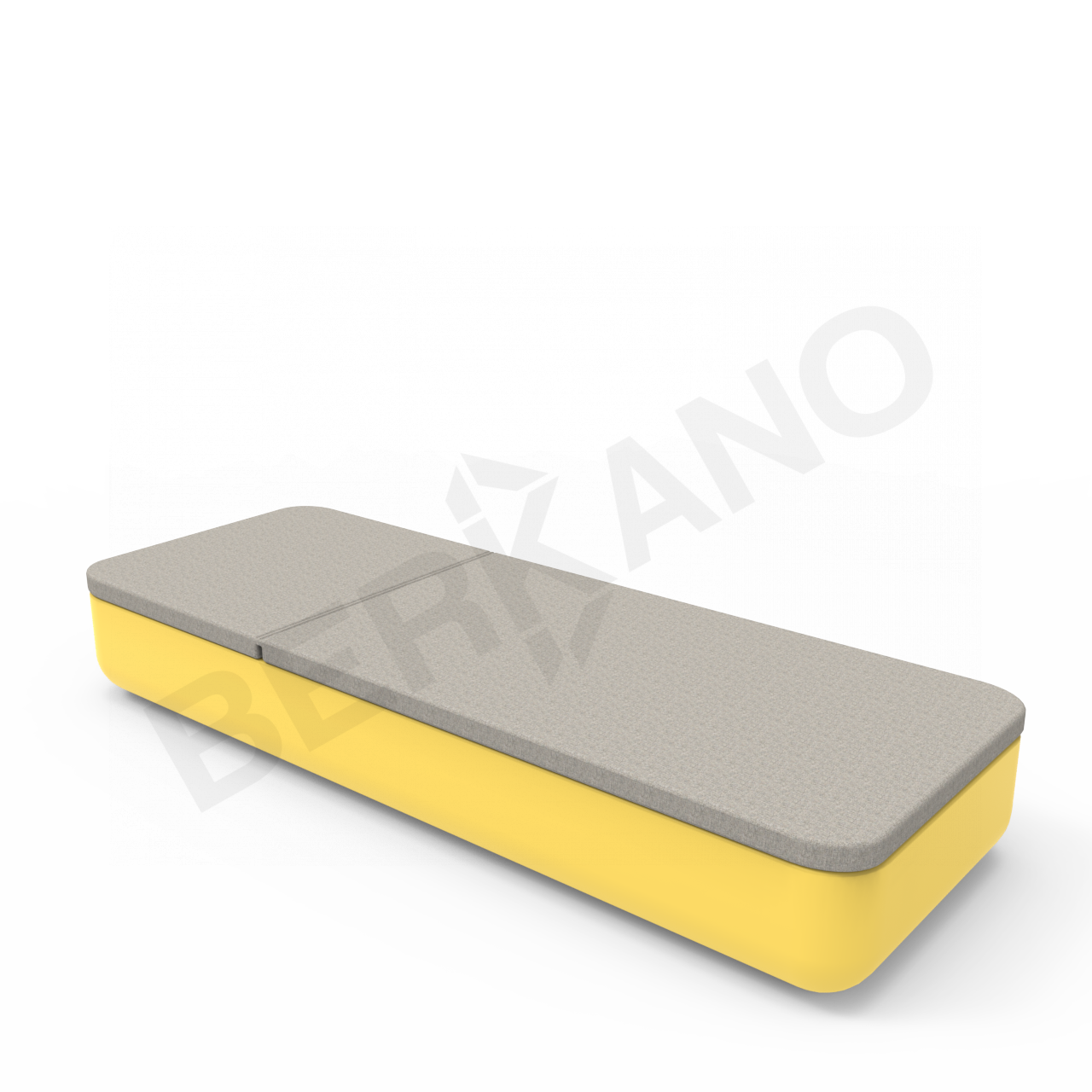 Шезлонг Grace Yellow / аксессуар Light grey - фото 14