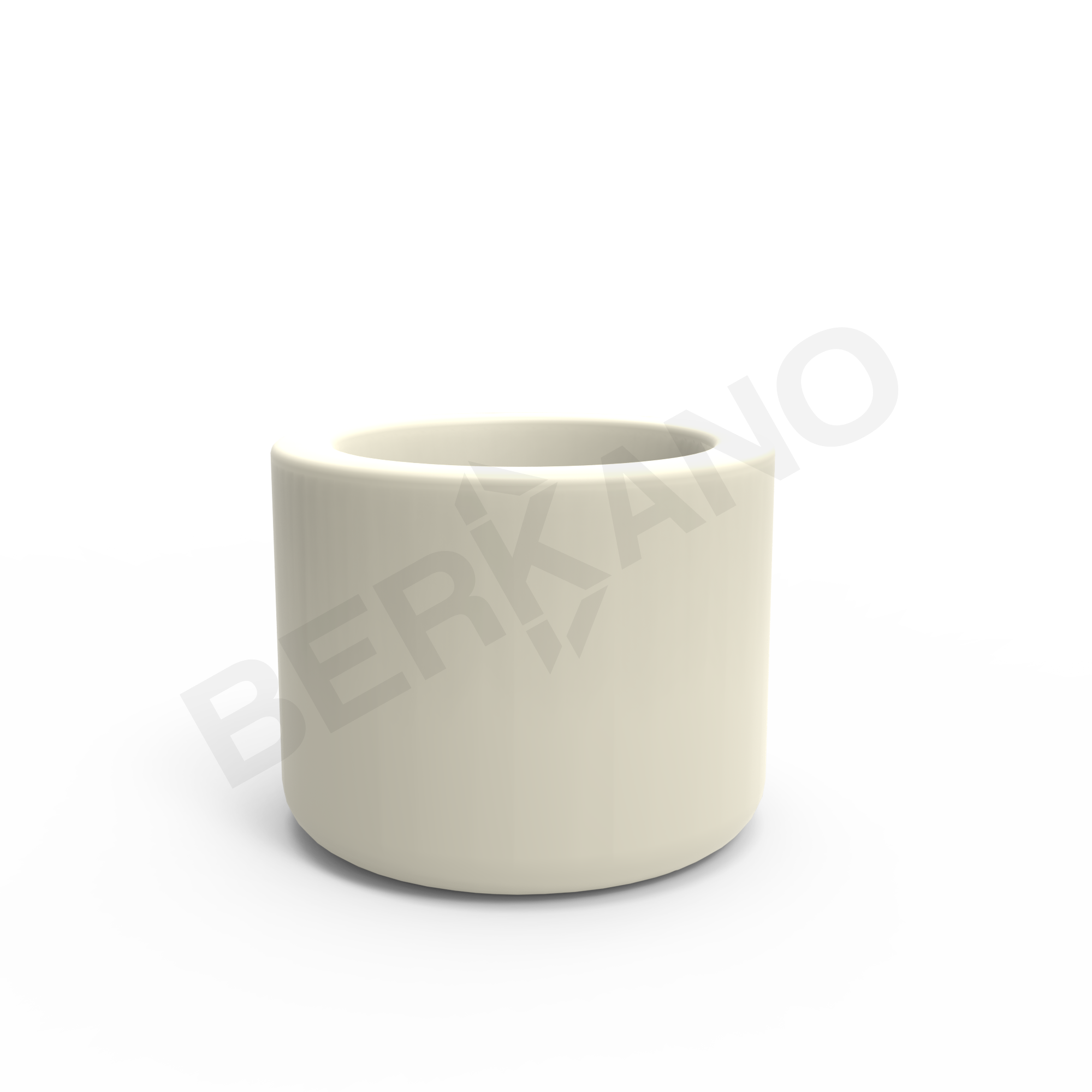 Кашпо Smoov Planter Mini Cylinder 30 DB бежевого цвета - фото 5
