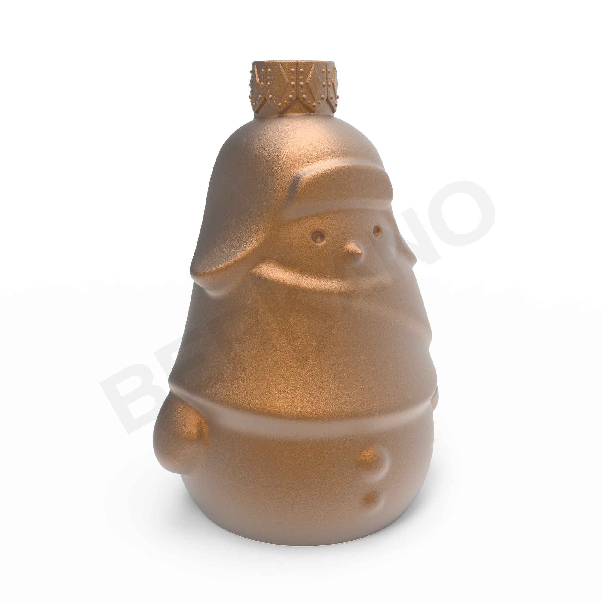 Праздничное украшение SNOWMAN TOY Gold - фото 4