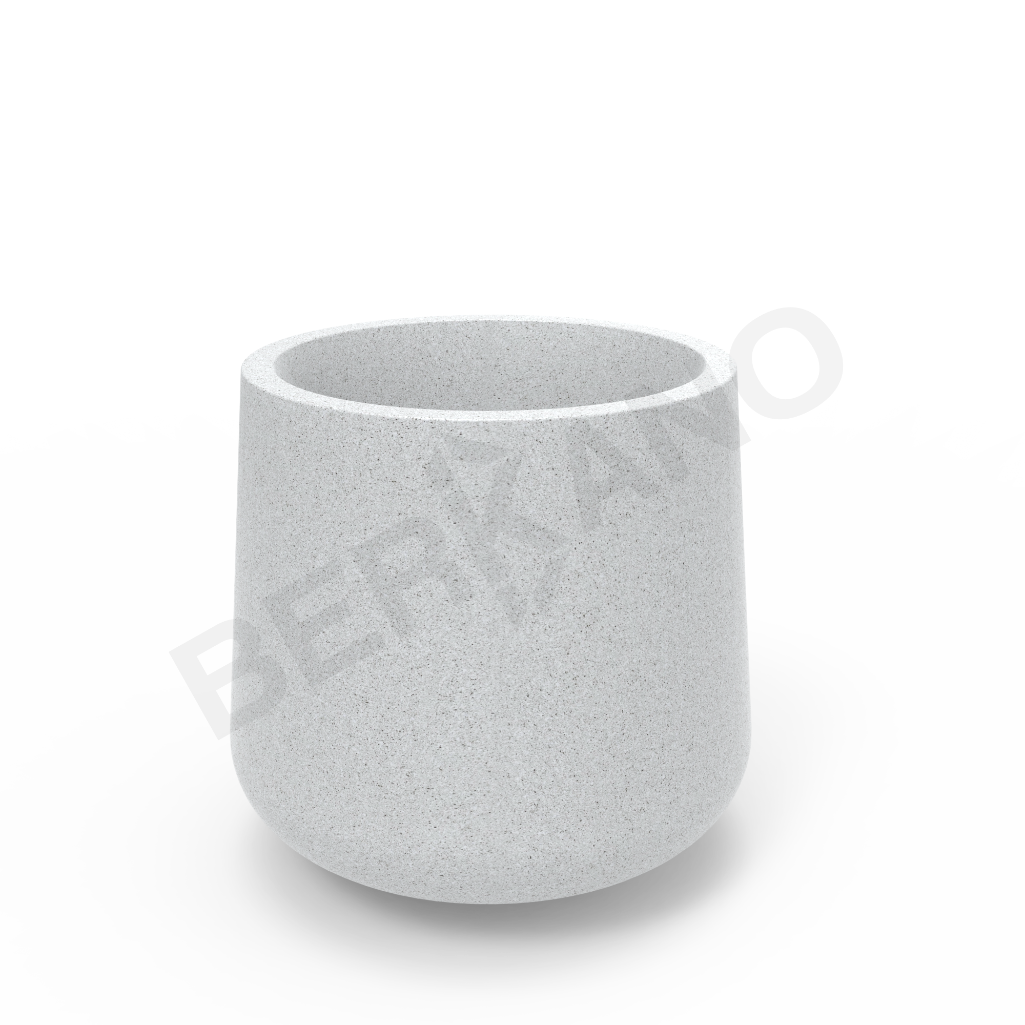 Кашпо Grace planter 90 DB белого цвета Granite - фото 4