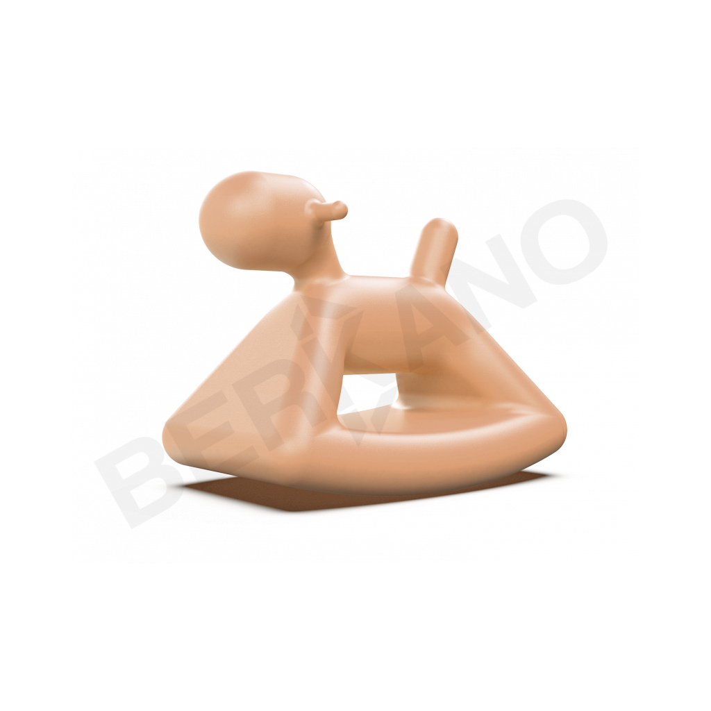 Собака-качалка Skippy 40 терракотового цвета - фото 2