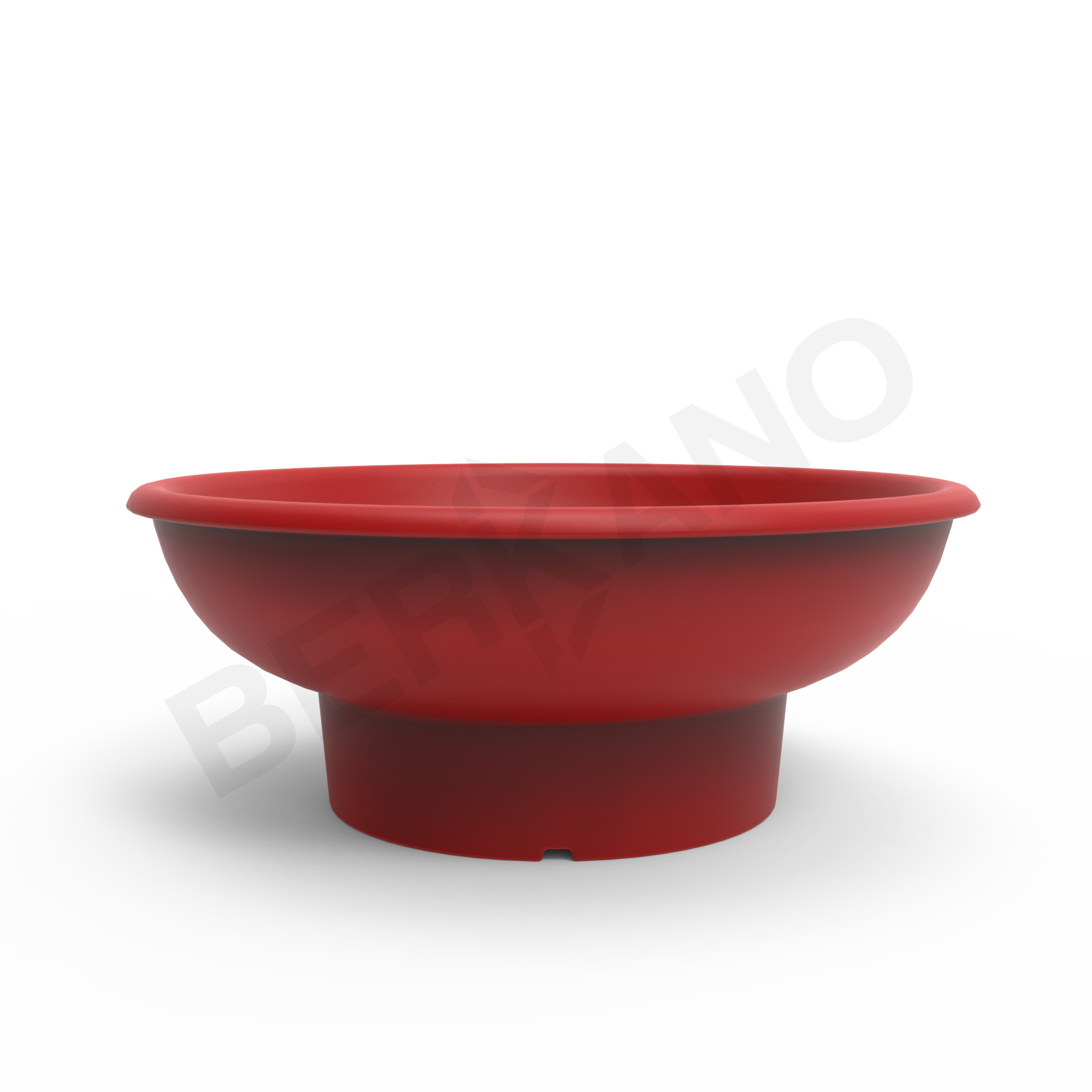 Кашпо Bowl красного цвета - фото 3