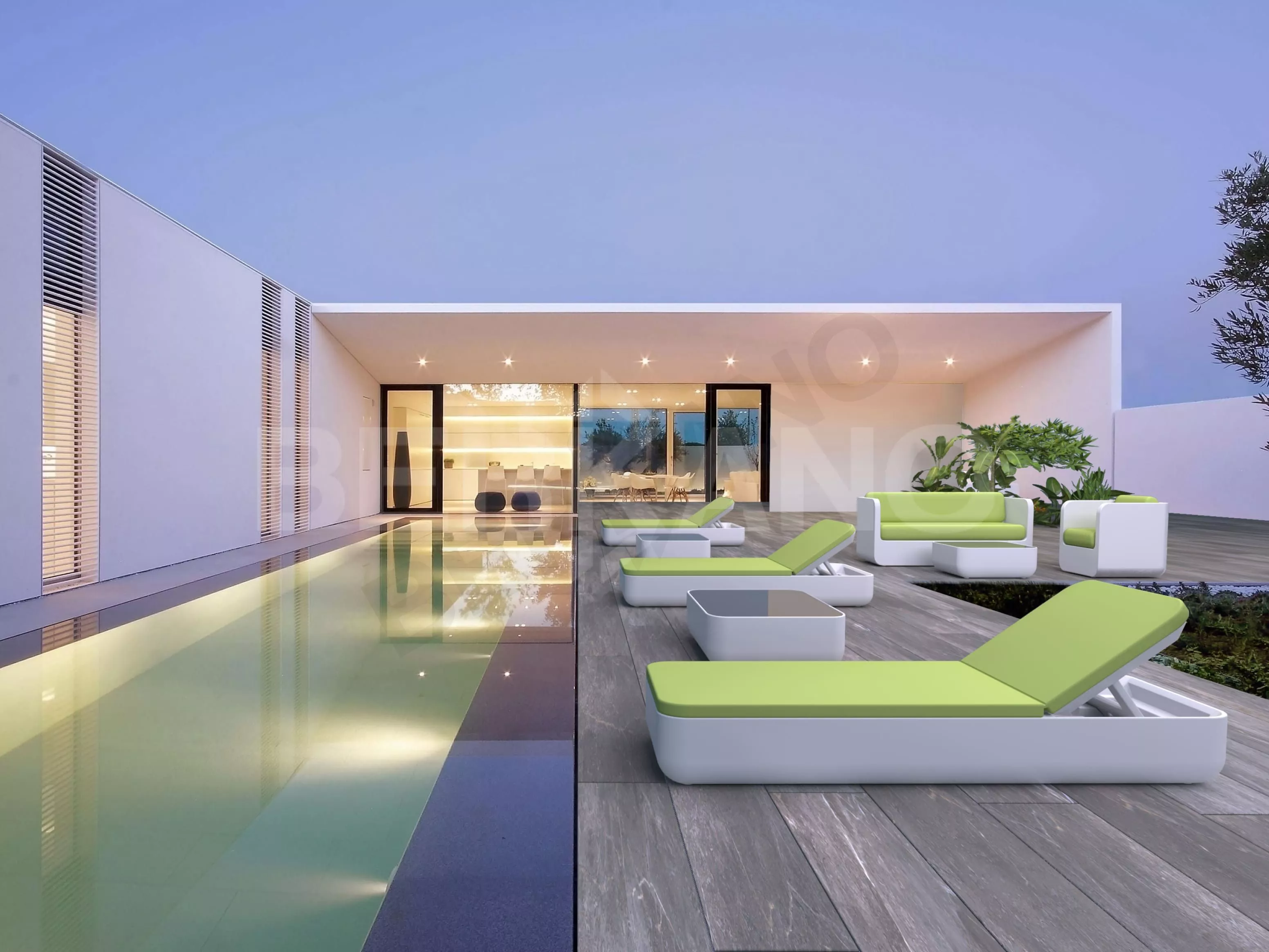 Стол Grace с стеклом оранжевого цвета - фото 2