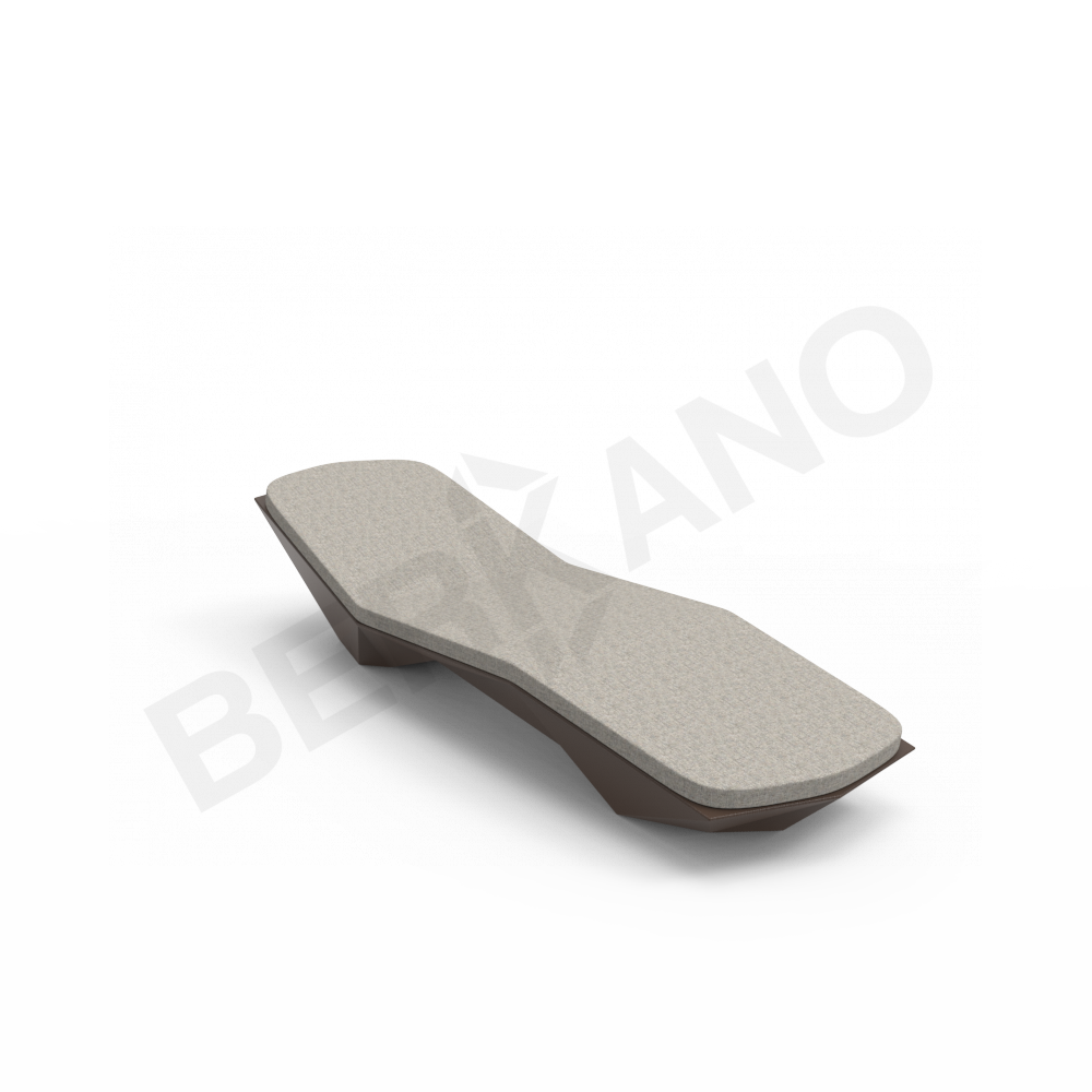 Шезлонг Quaro с подушками коричневого цвета / аксессуар Light grey - фото 8