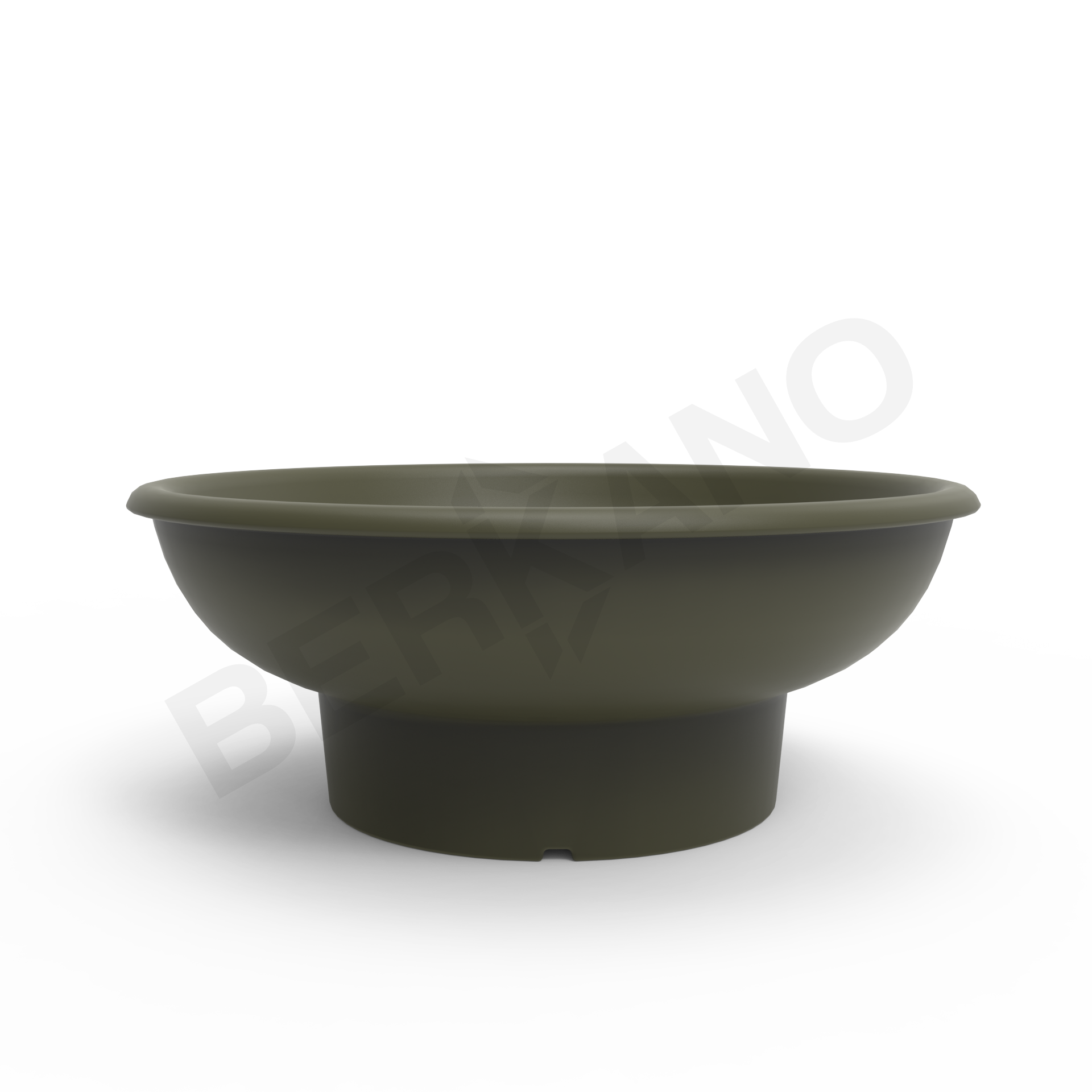 Кашпо Bowl темно-зеленого цвета - фото 2
