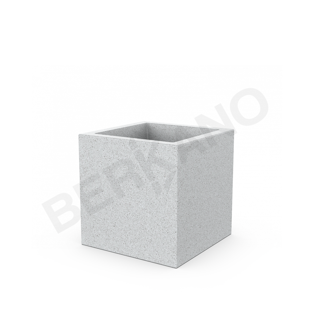Кашпо Quarter 50 белого цвета Granite - фото 5