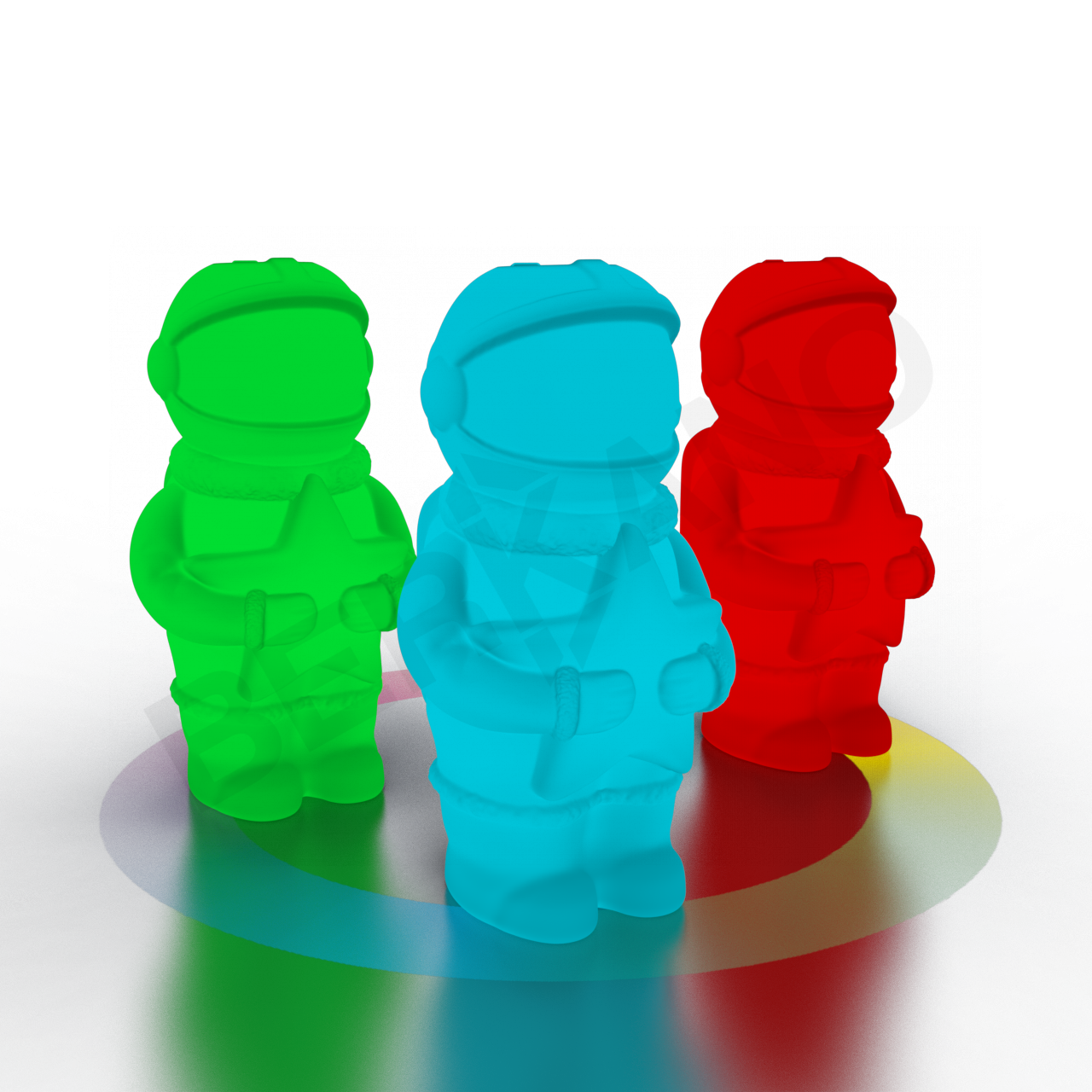 Праздничное украшение SPACER белого цвета RGB - фото 5