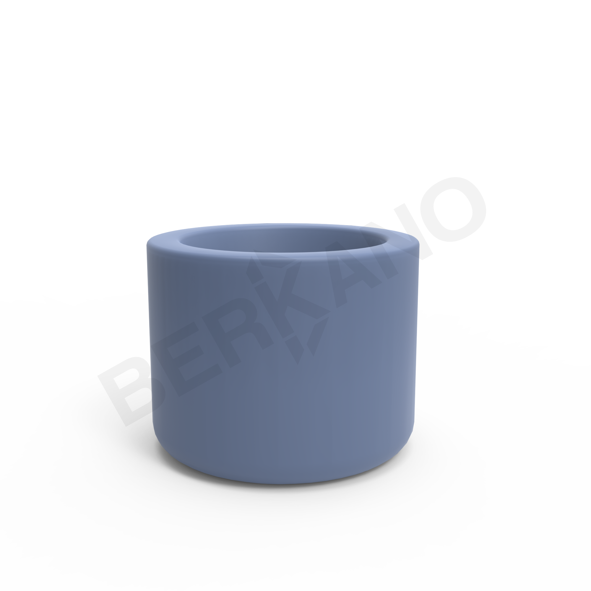 Кашпо Smoov Planter Mini Cylinder 30 DB синего цвета - фото 5