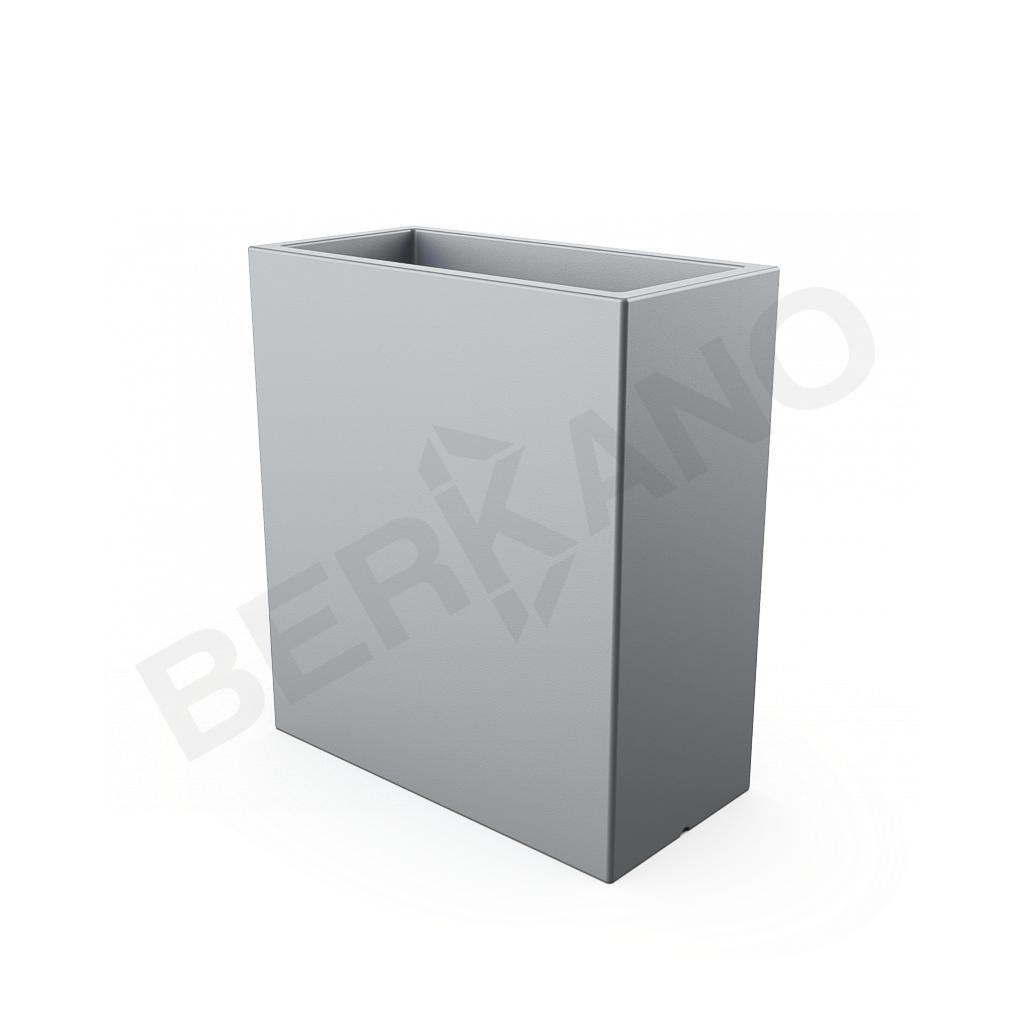 Кашпо Cubric 90*80 DB серого цвета - фото 3