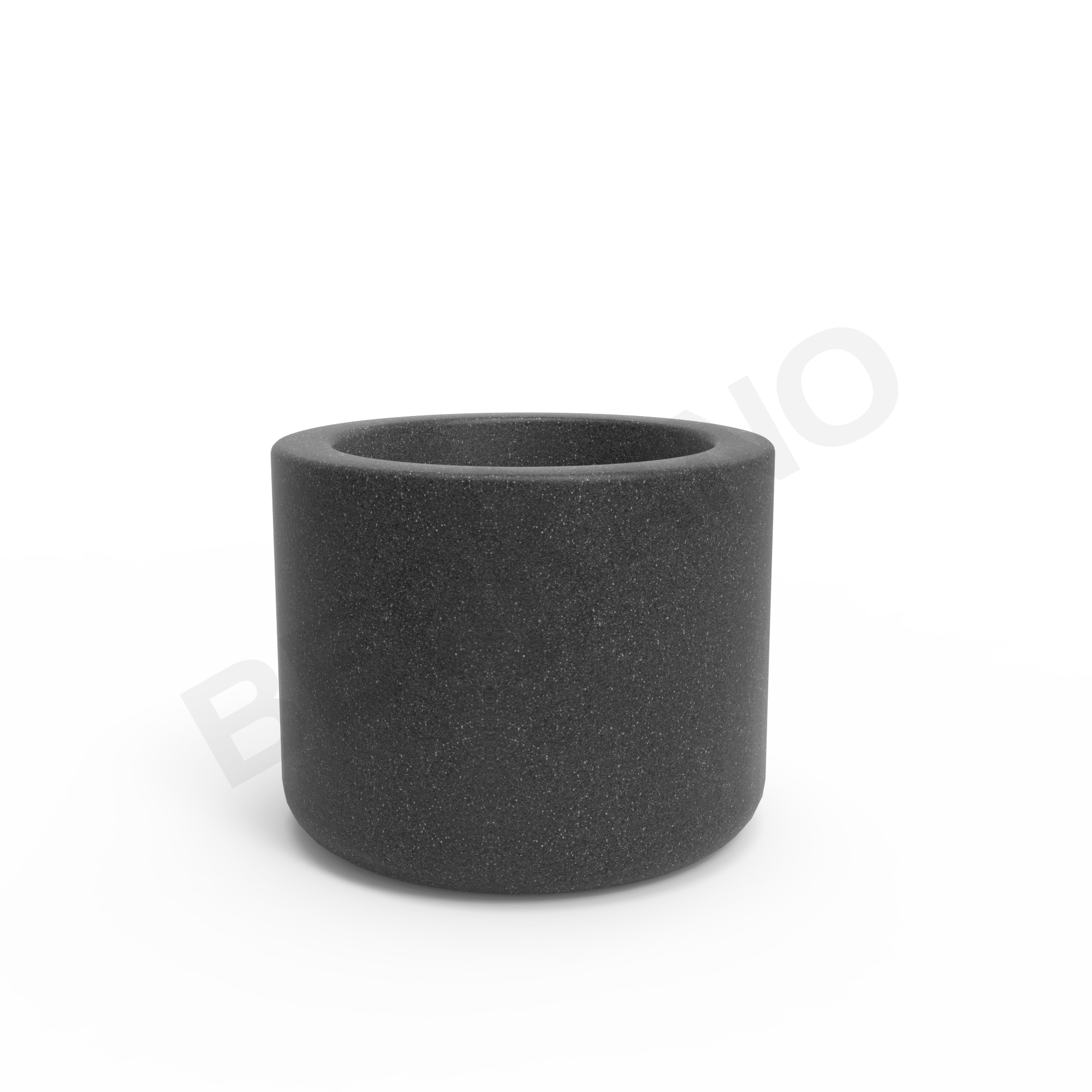 Кашпо Smoov Planter Mini Cylinder 30 DB цвета черный гранит - фото 6