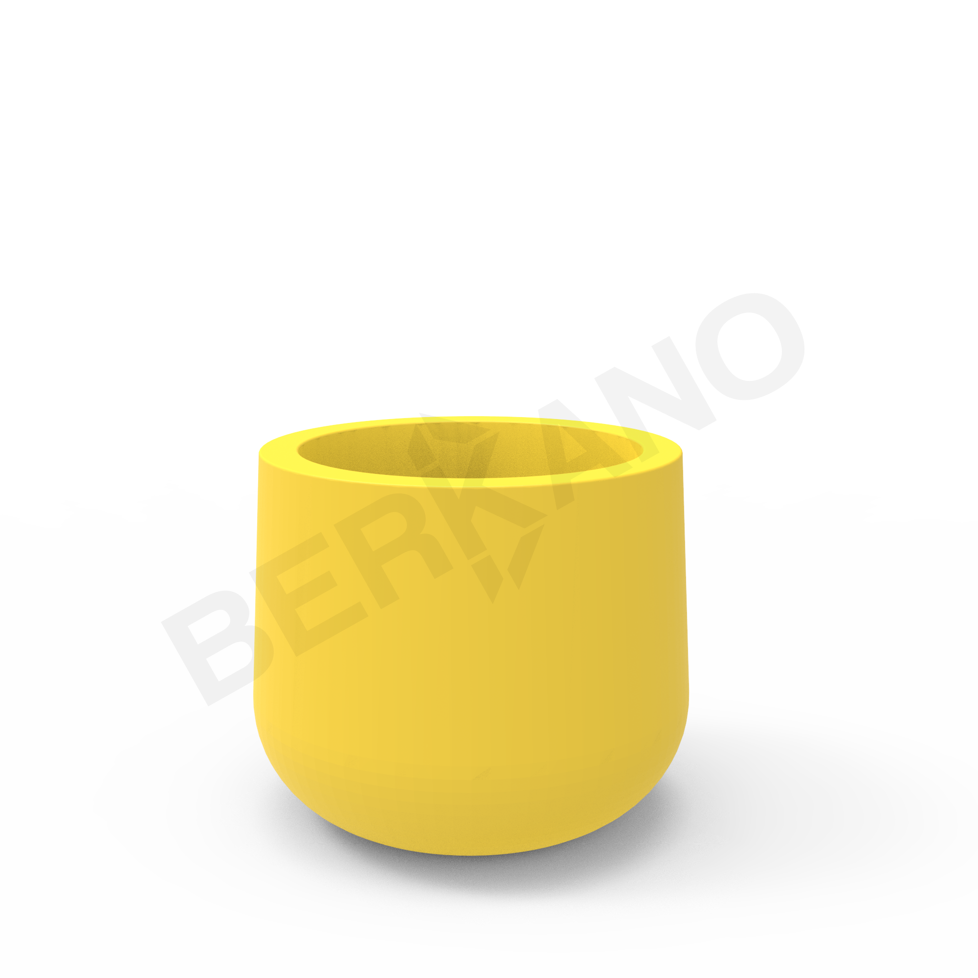 Кашпо Grace planter 45 DB желтого цвета  - фото 3