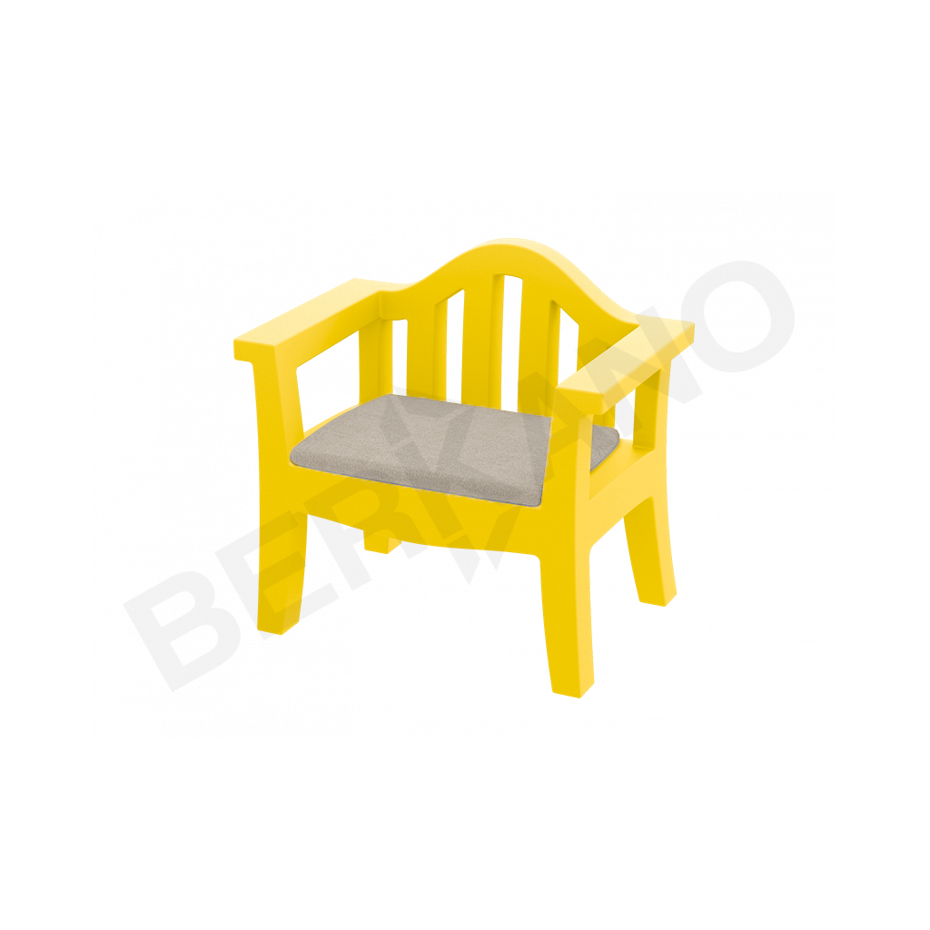 Кресло Province Yellow / аксессуар бежевого цвета  - фото 7